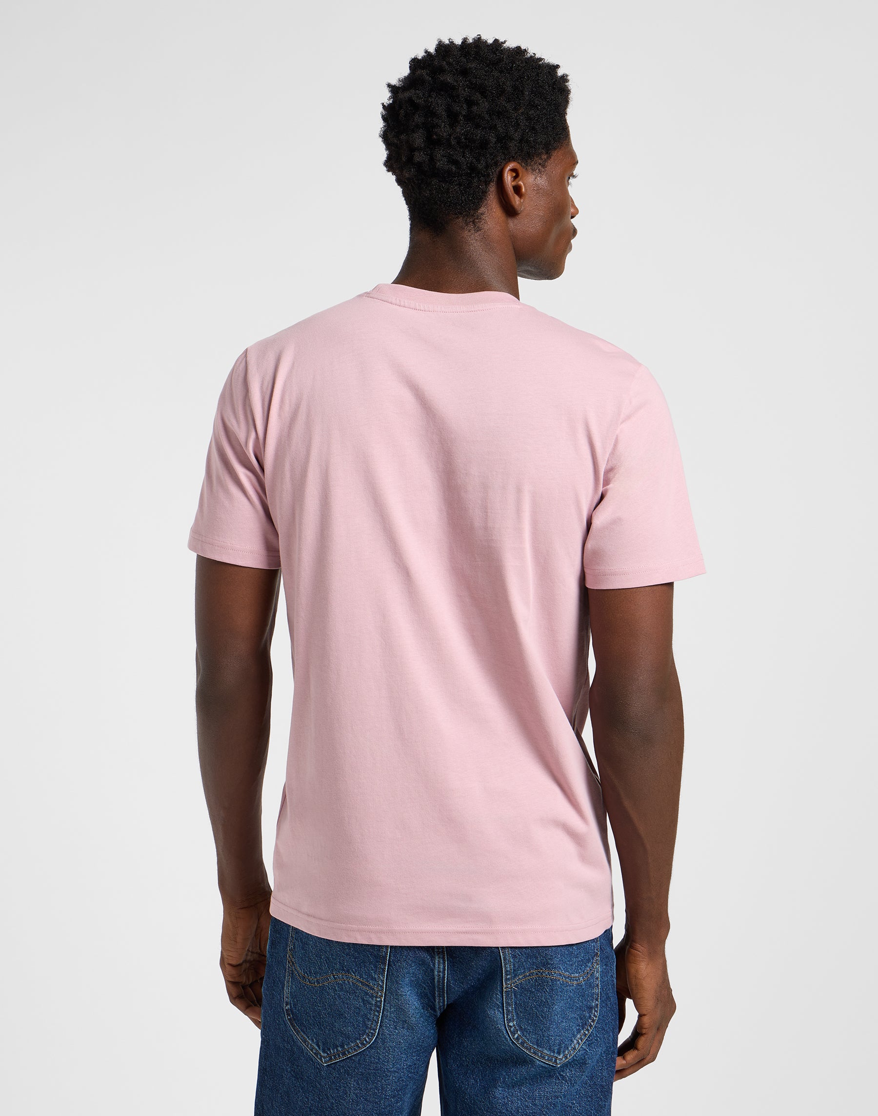 Medium Wobbly Lee Tee in Soft Mauve T-Shirts Lee