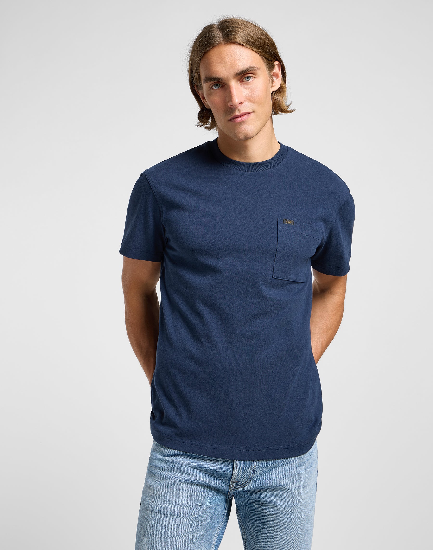 Relaxed Pocket Tee in Mood Indigo T-Shirts Lee