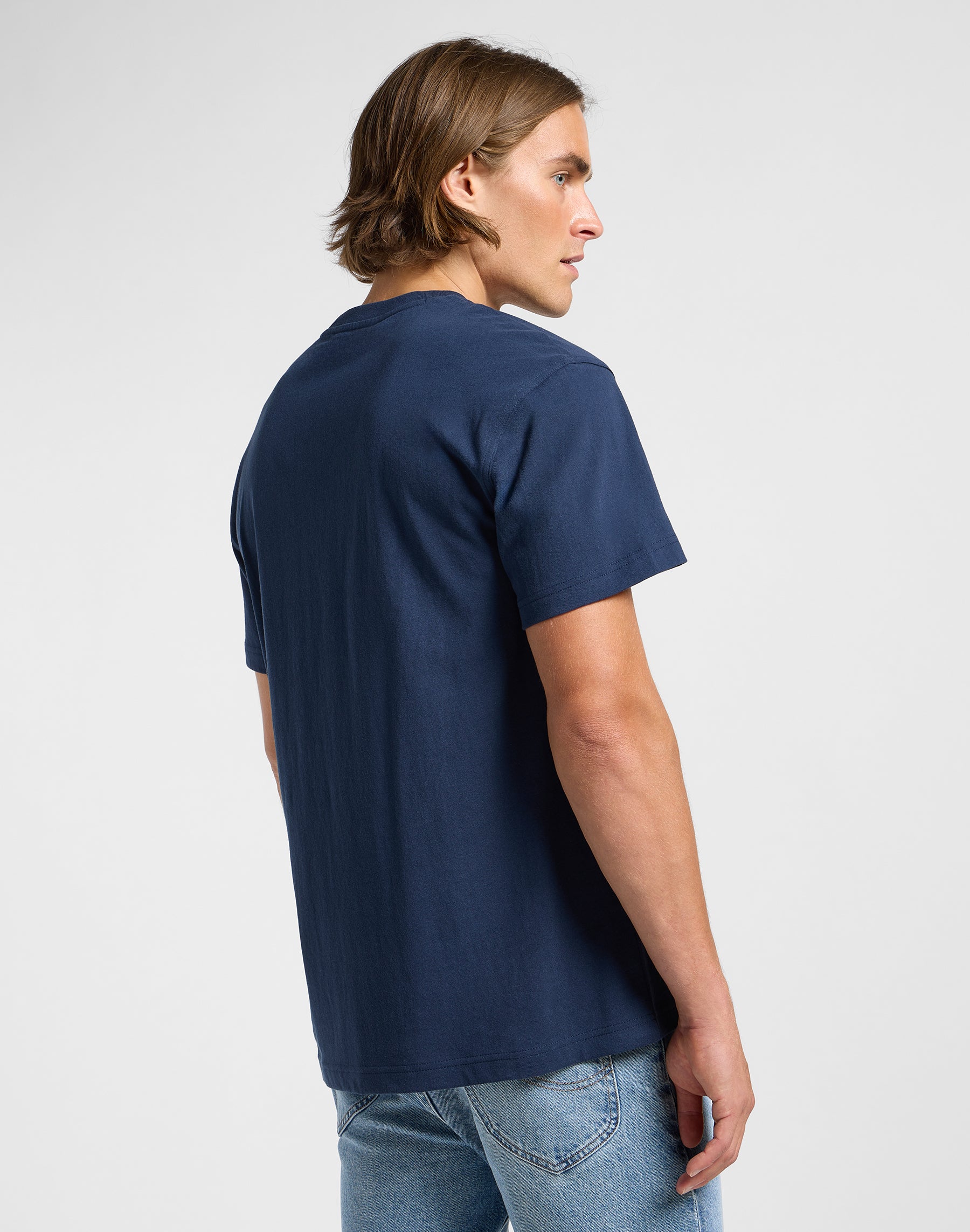 Relaxed Pocket Tee in Mood Indigo T-Shirts Lee