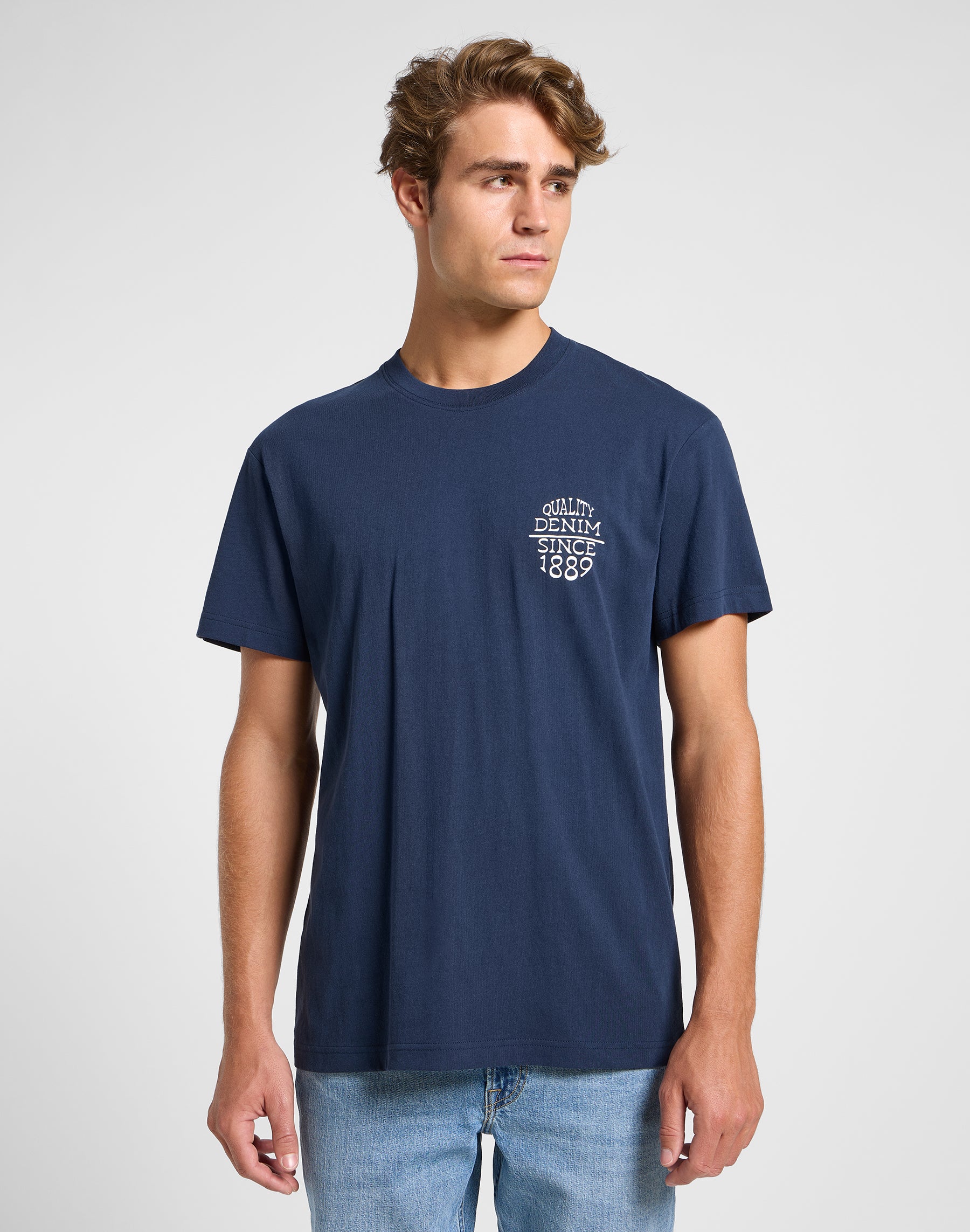 Relaxed Tee in Mood Indigo T-Shirts Lee