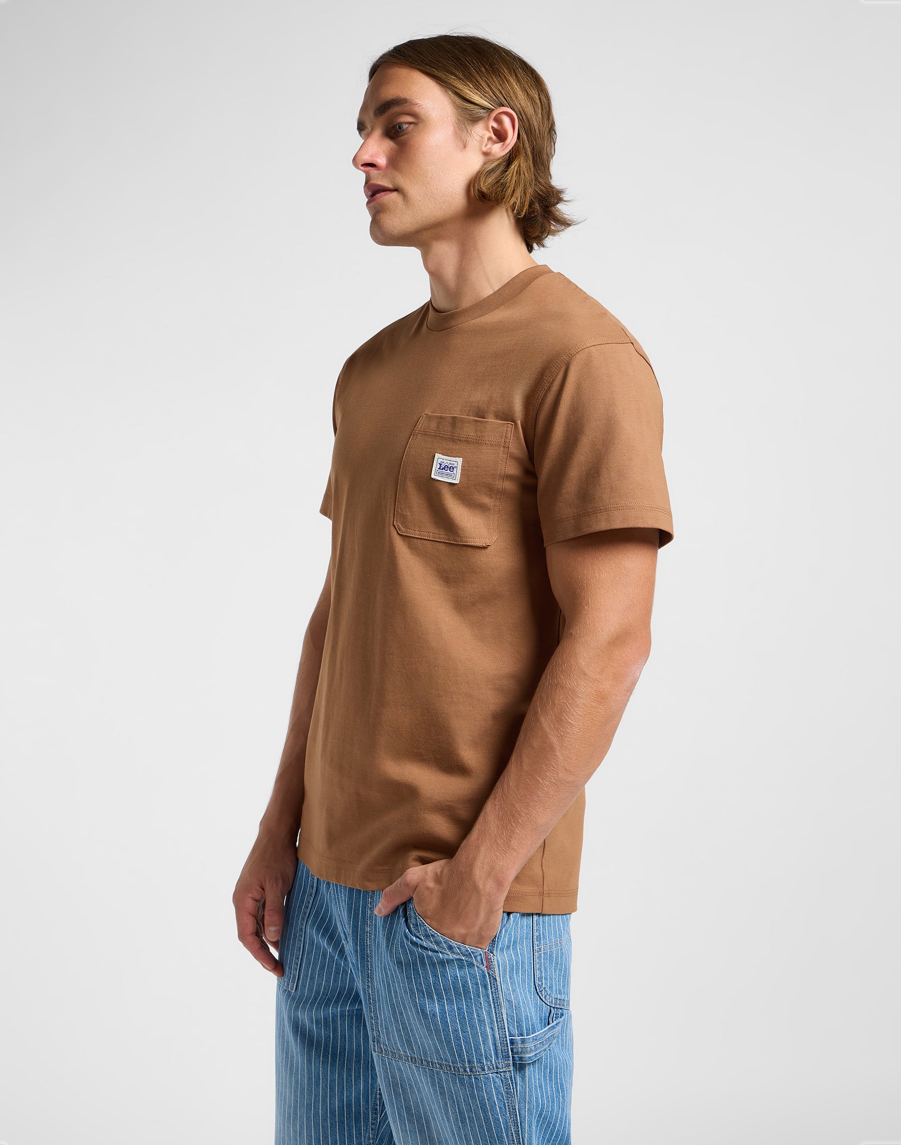 Ww Pocket Tee in Burlwood T-Shirts Lee