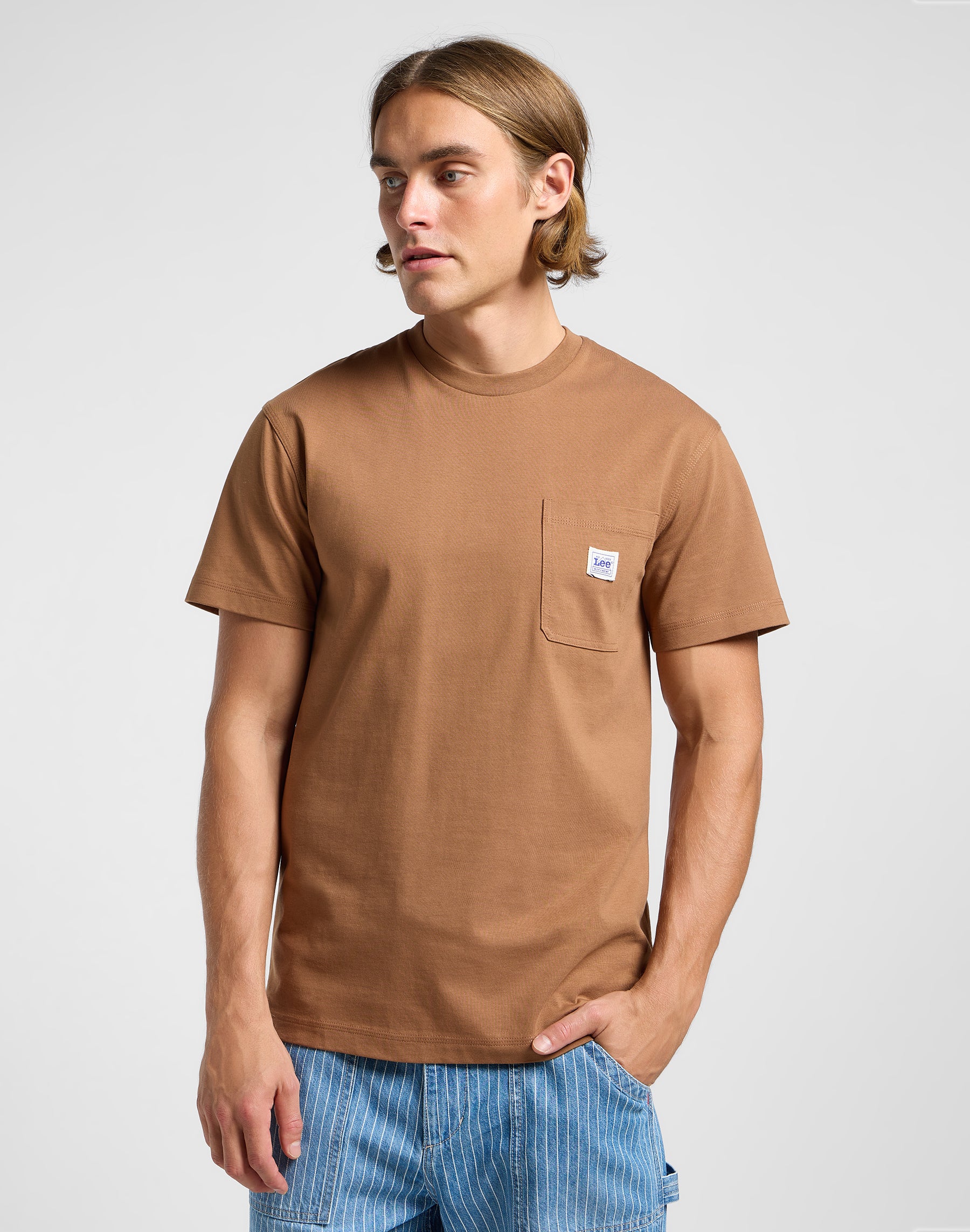 Ww Pocket Tee in Burlwood T-Shirts Lee