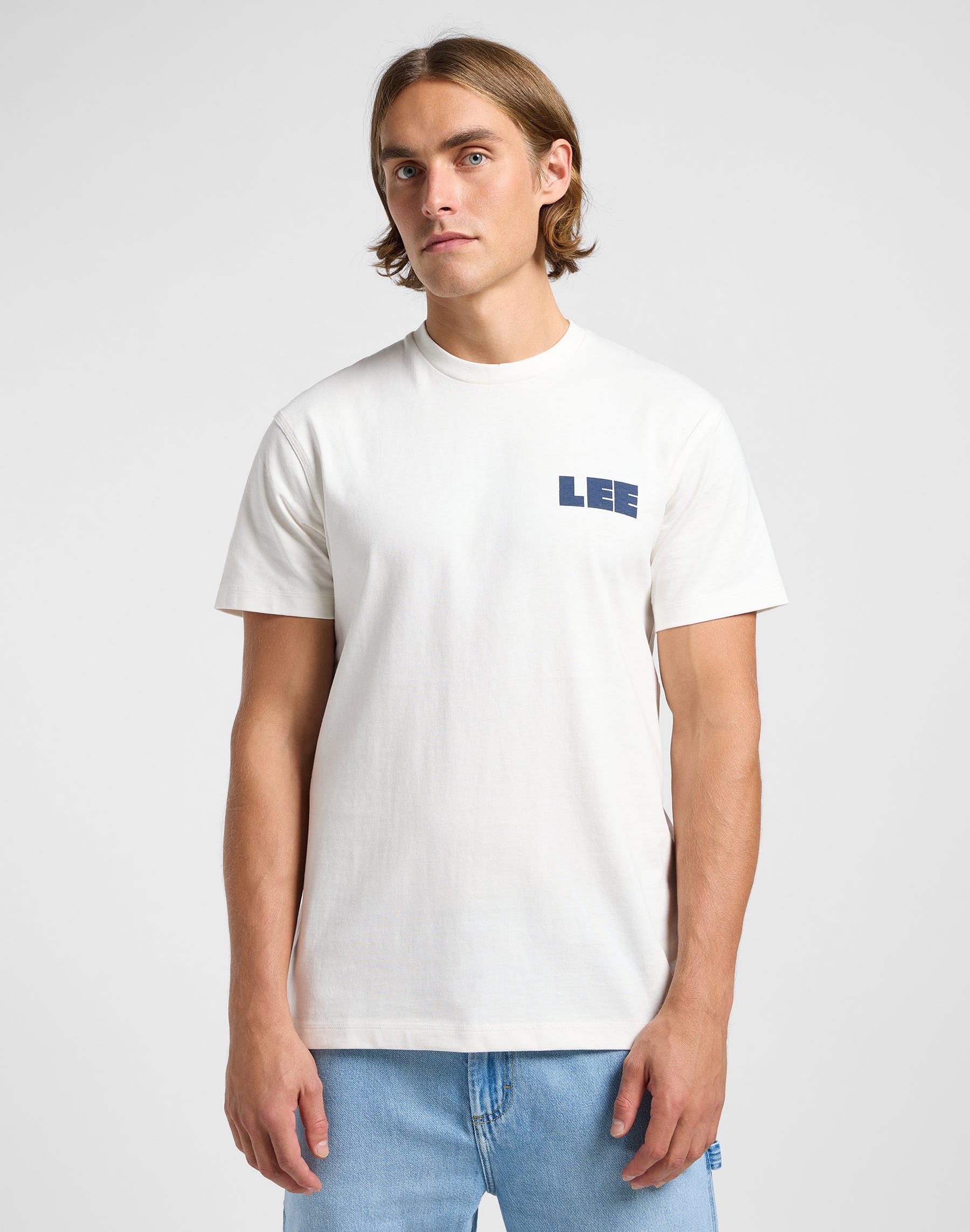 Ww Graphic Tee in Ecru T-Shirts Lee