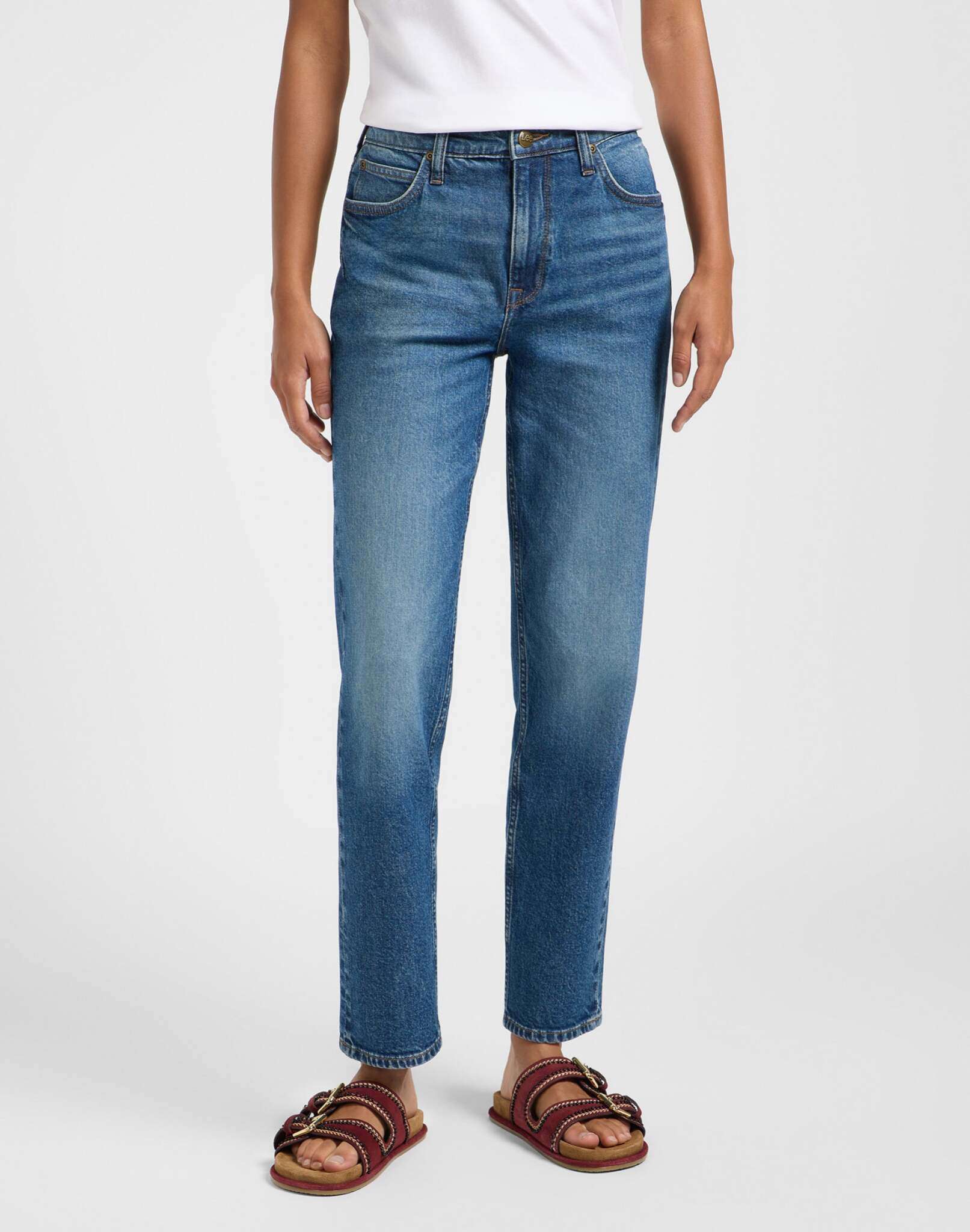 Carol in Higher Climb Jeans Lee