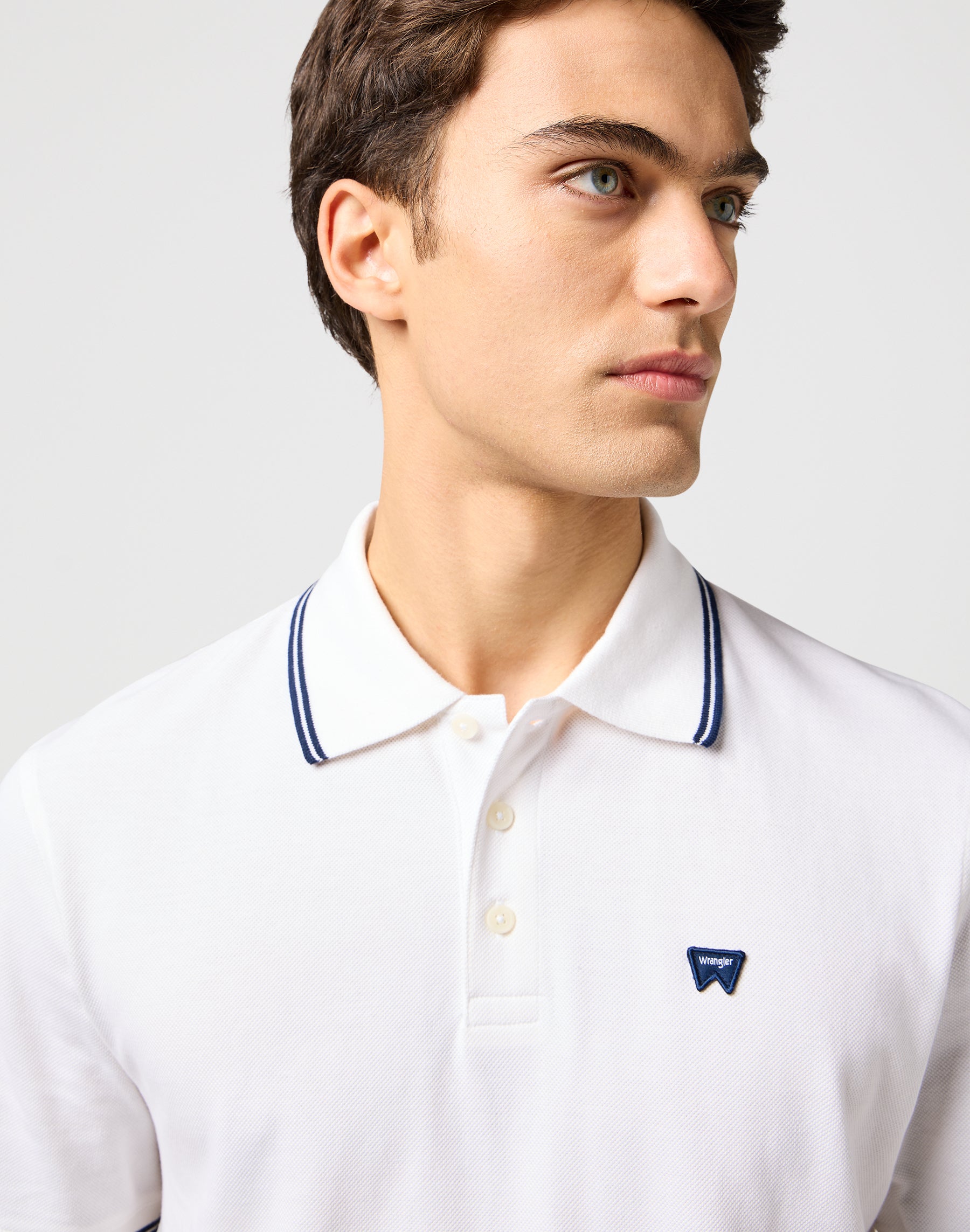 Polo Shirt in White T-Shirts Wrangler