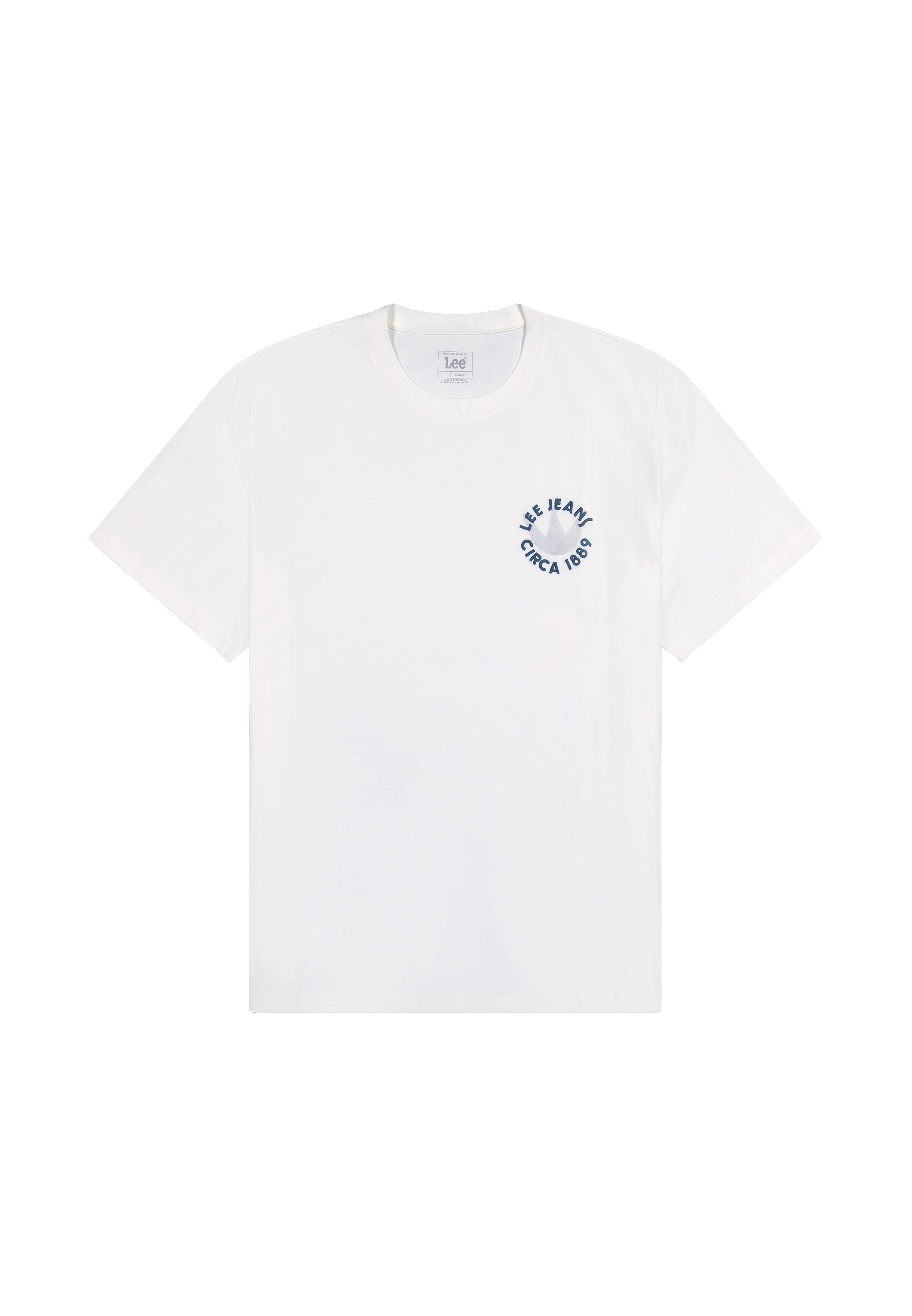 Ss Elevated  Ess Logo Tee in Ecru
