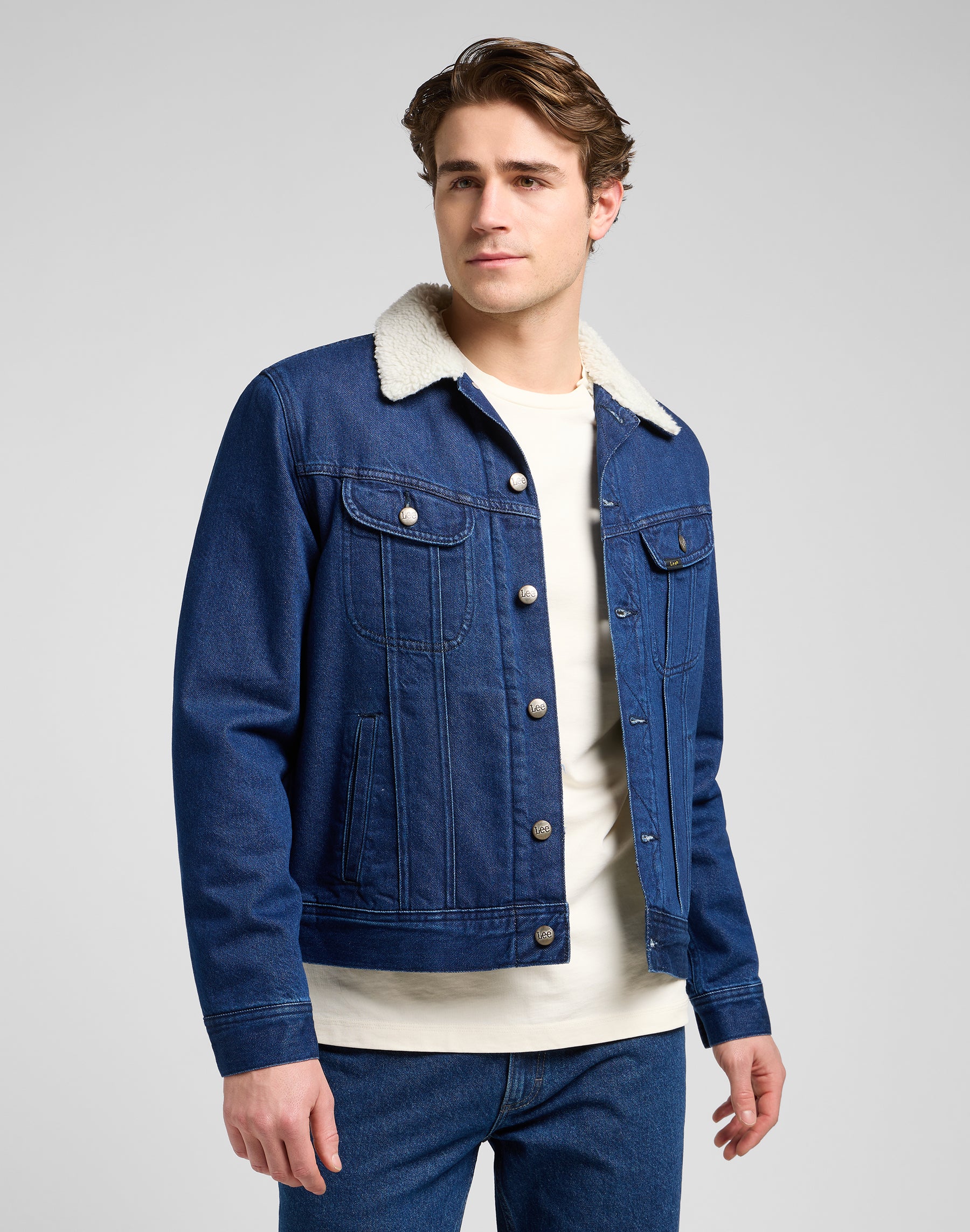 Sherpa Jacket in Save It Jacken Lee