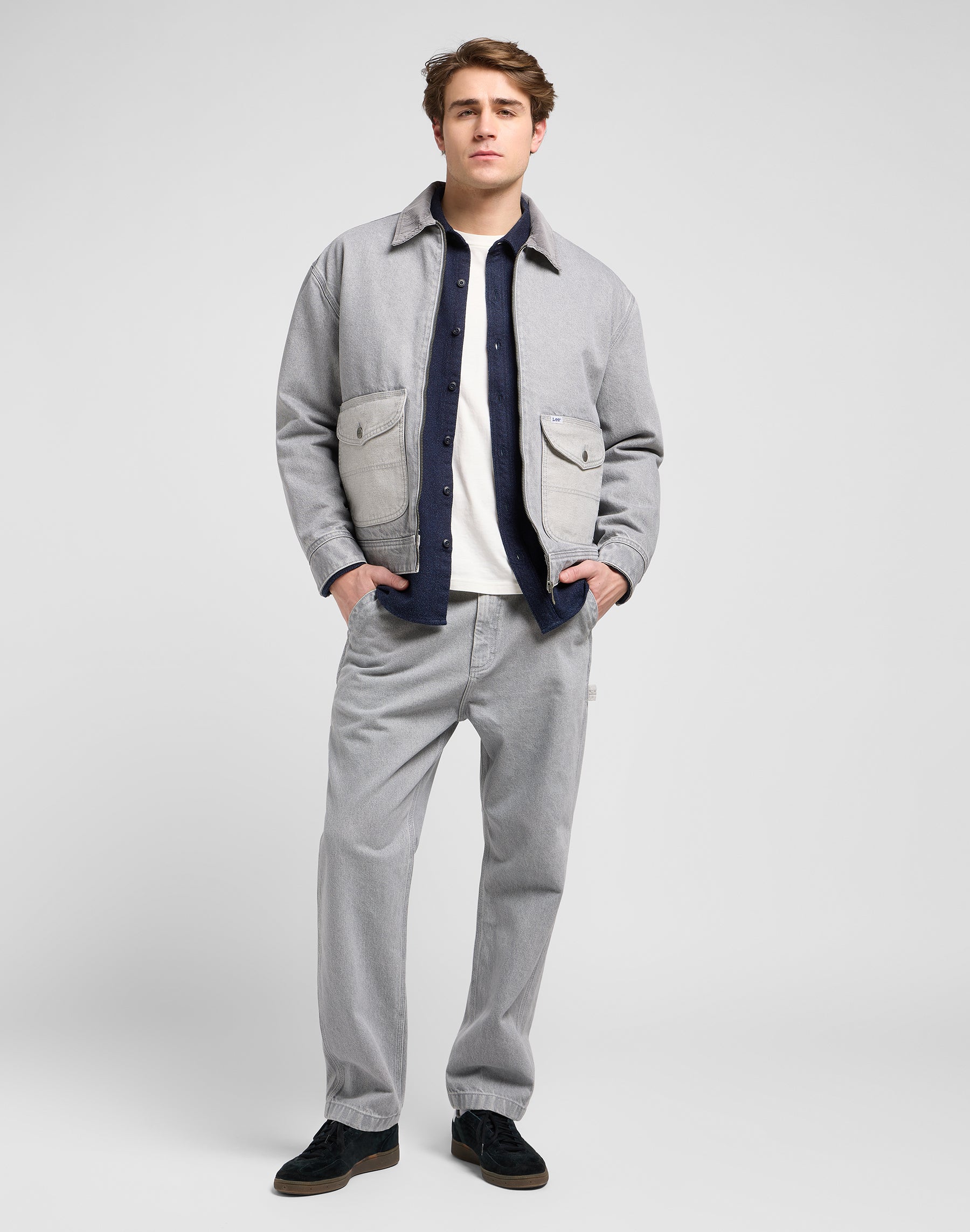91U Utility Jacket in Gemini Grey Jacken Lee