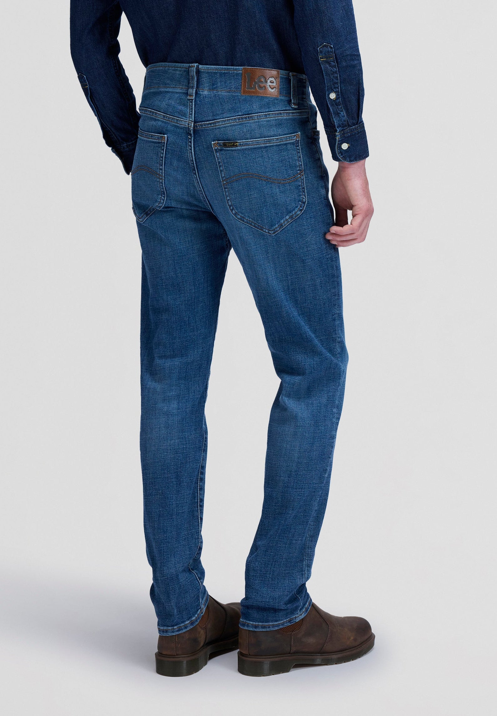 Slim Fit Mvp in Astro Blue Jeans Lee