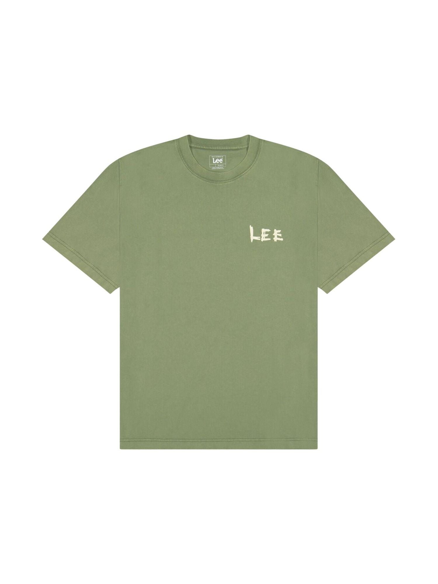 Elevated Ess Logo Tee in Olive Stone