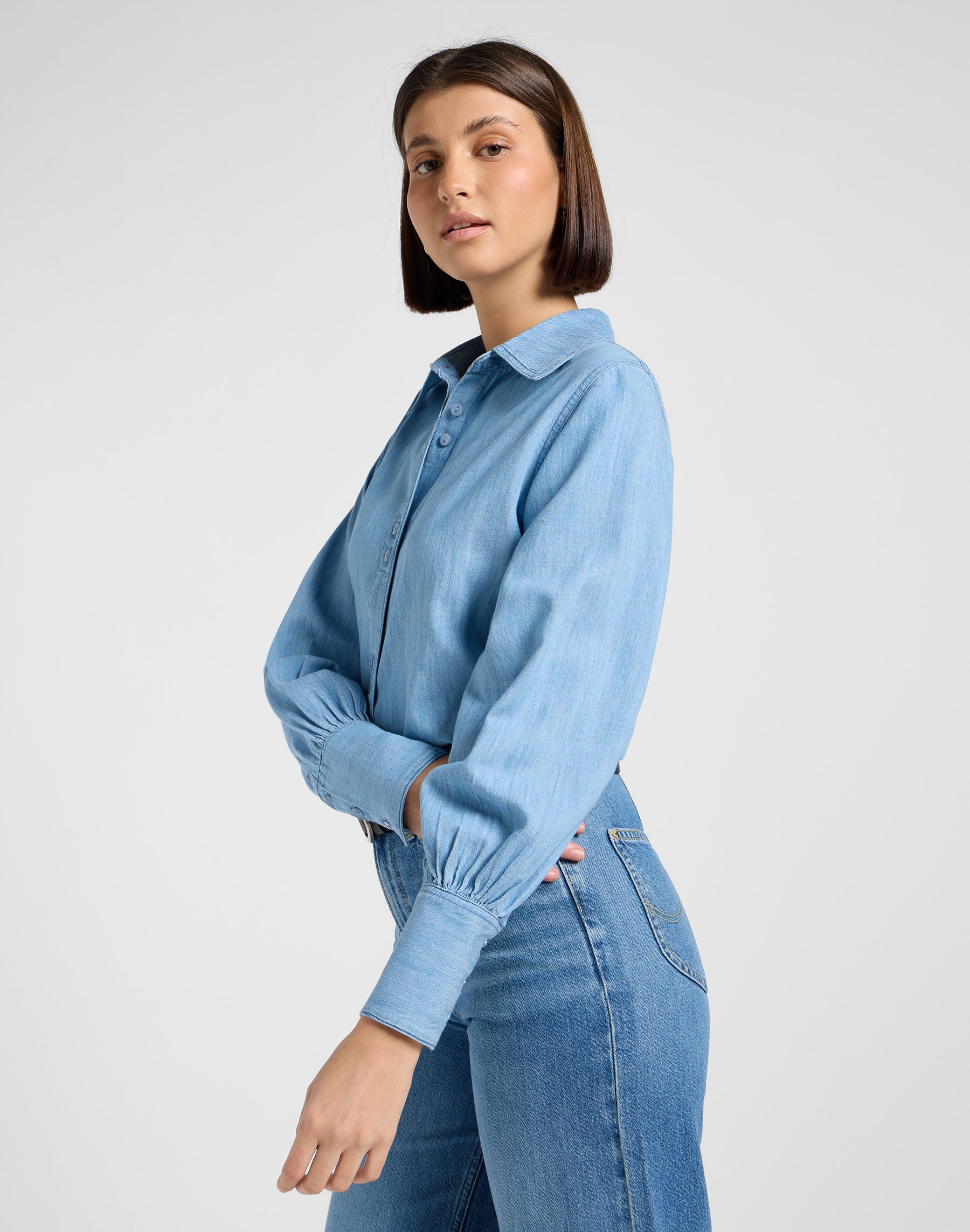 Balloon Sleeve Shirt in Never Ages Hemden Lee