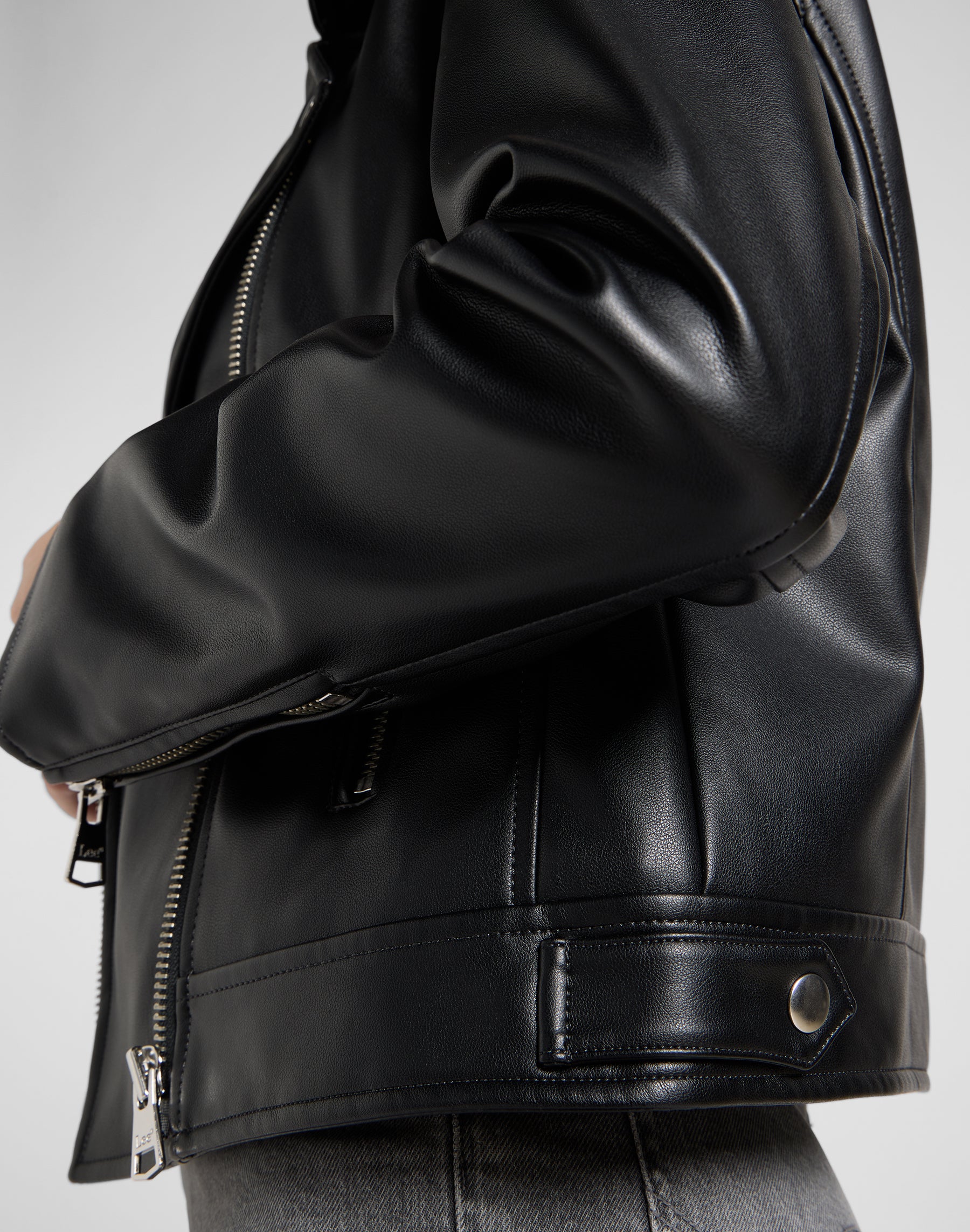 Moto Jacket in Black Jacken Lee