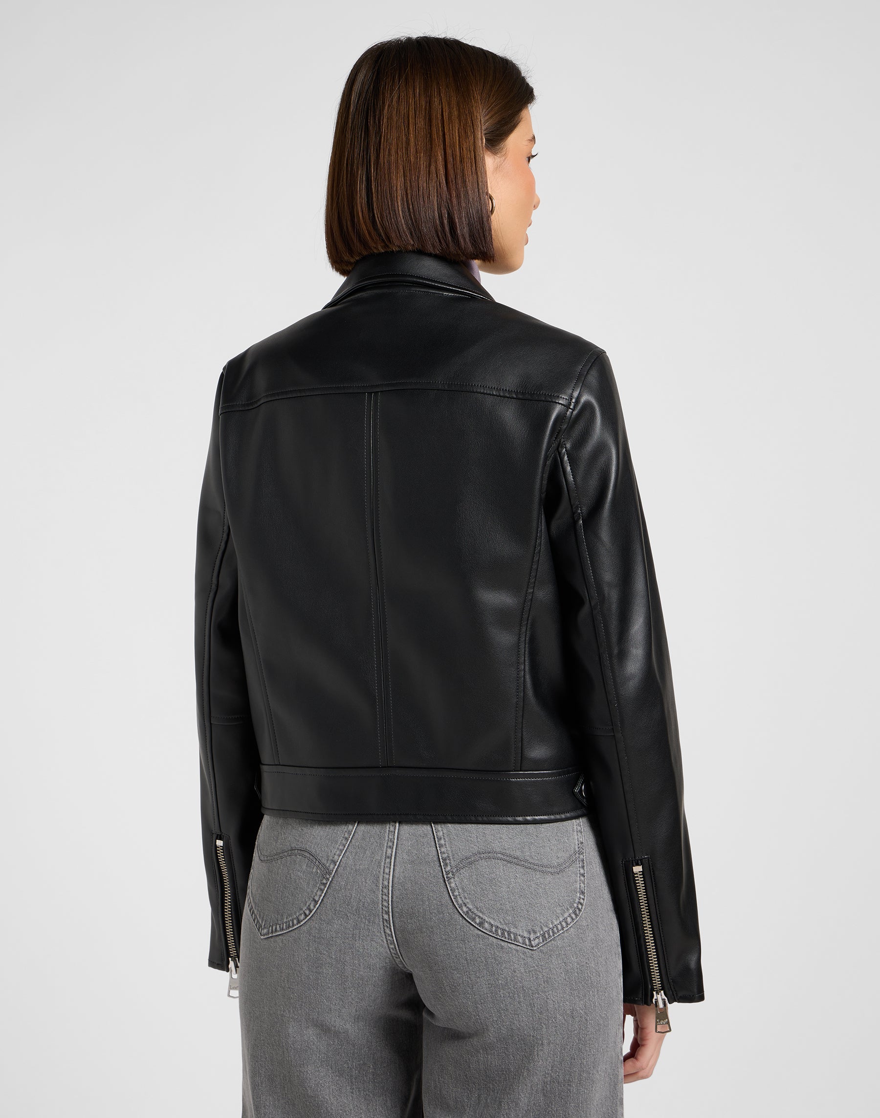 Moto Jacket in Black Jacken Lee