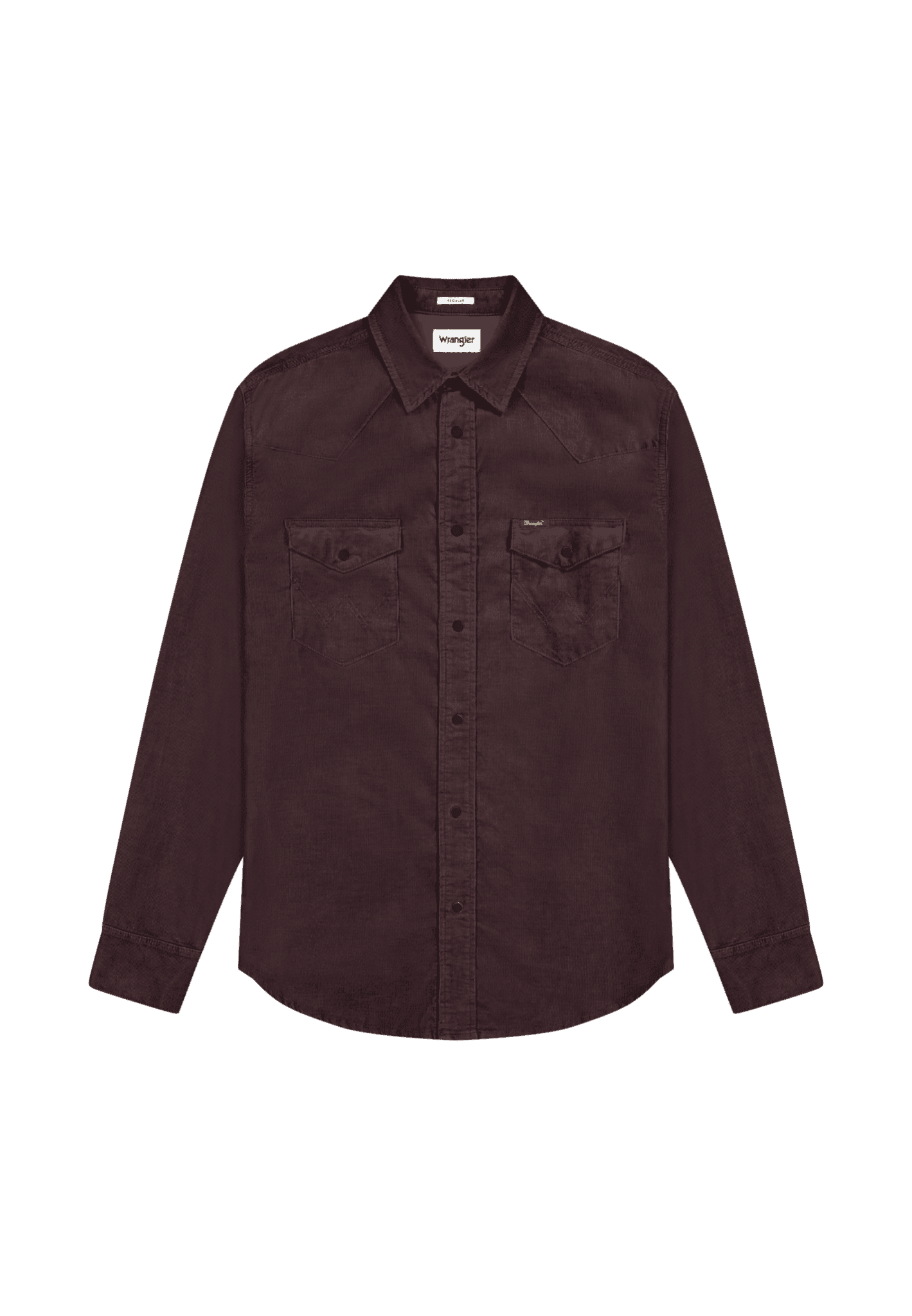 Western Cord Shirt in Mahogany