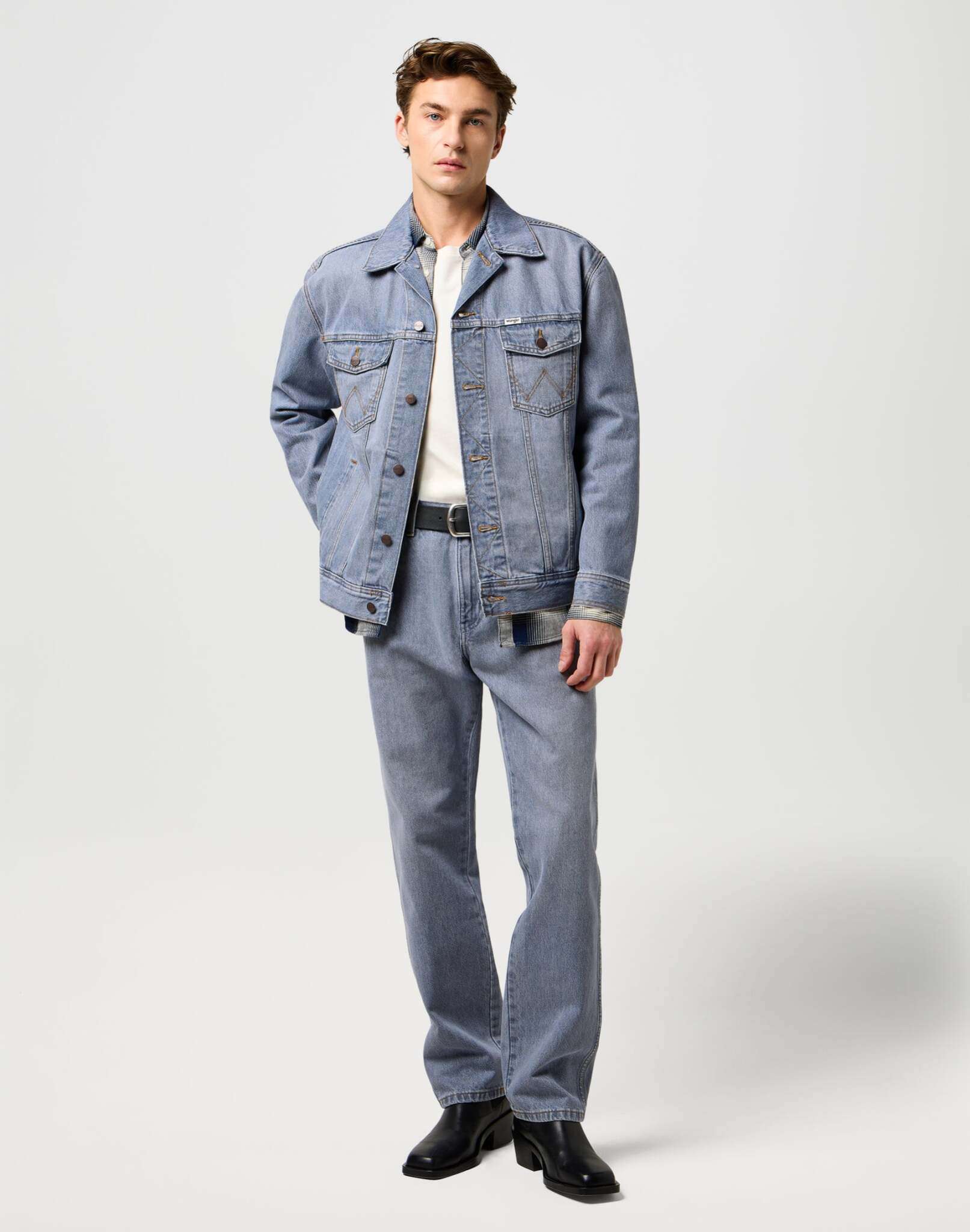 Anti Fit Jacket in Light Ice Jacken Wrangler