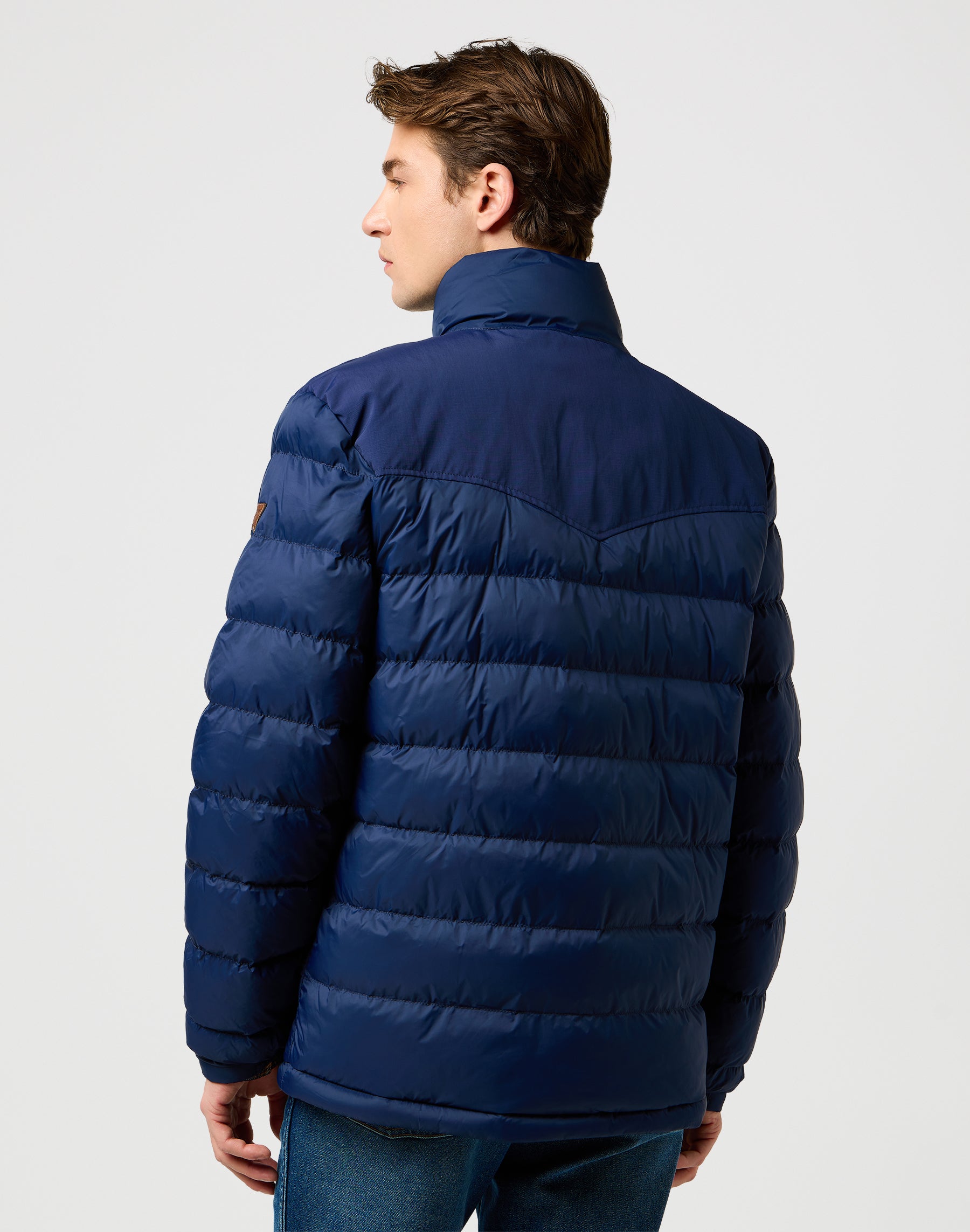Packable Puffer in Navy Jacken Wrangler
