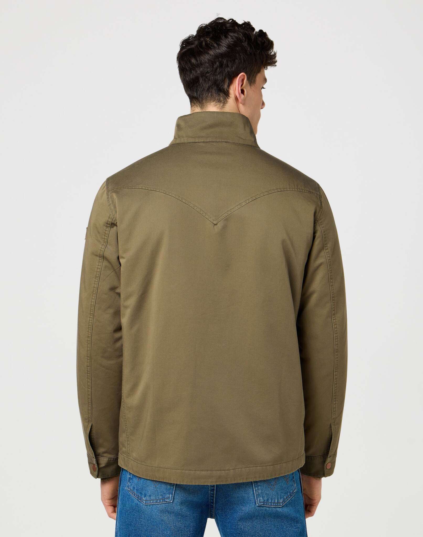 Field Jacket in Ivy Green Jacken Wrangler