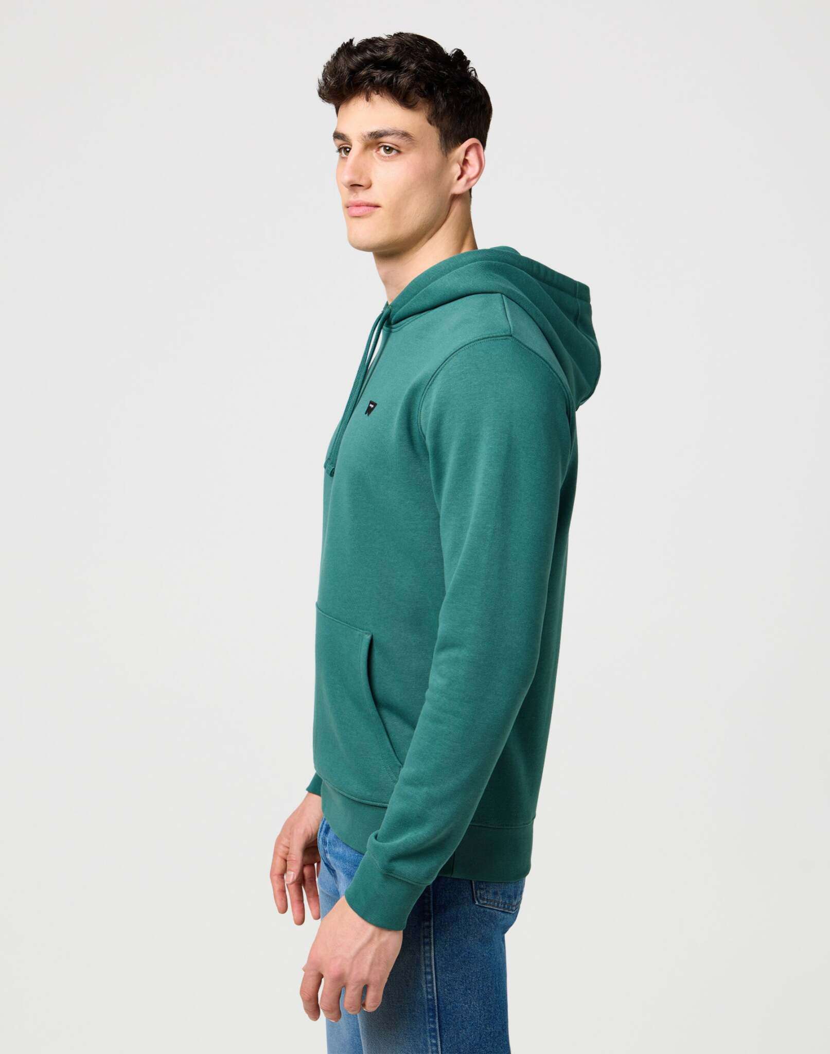 Sign Off Hoodie in Bistro Green Kapuzenpullover Wrangler