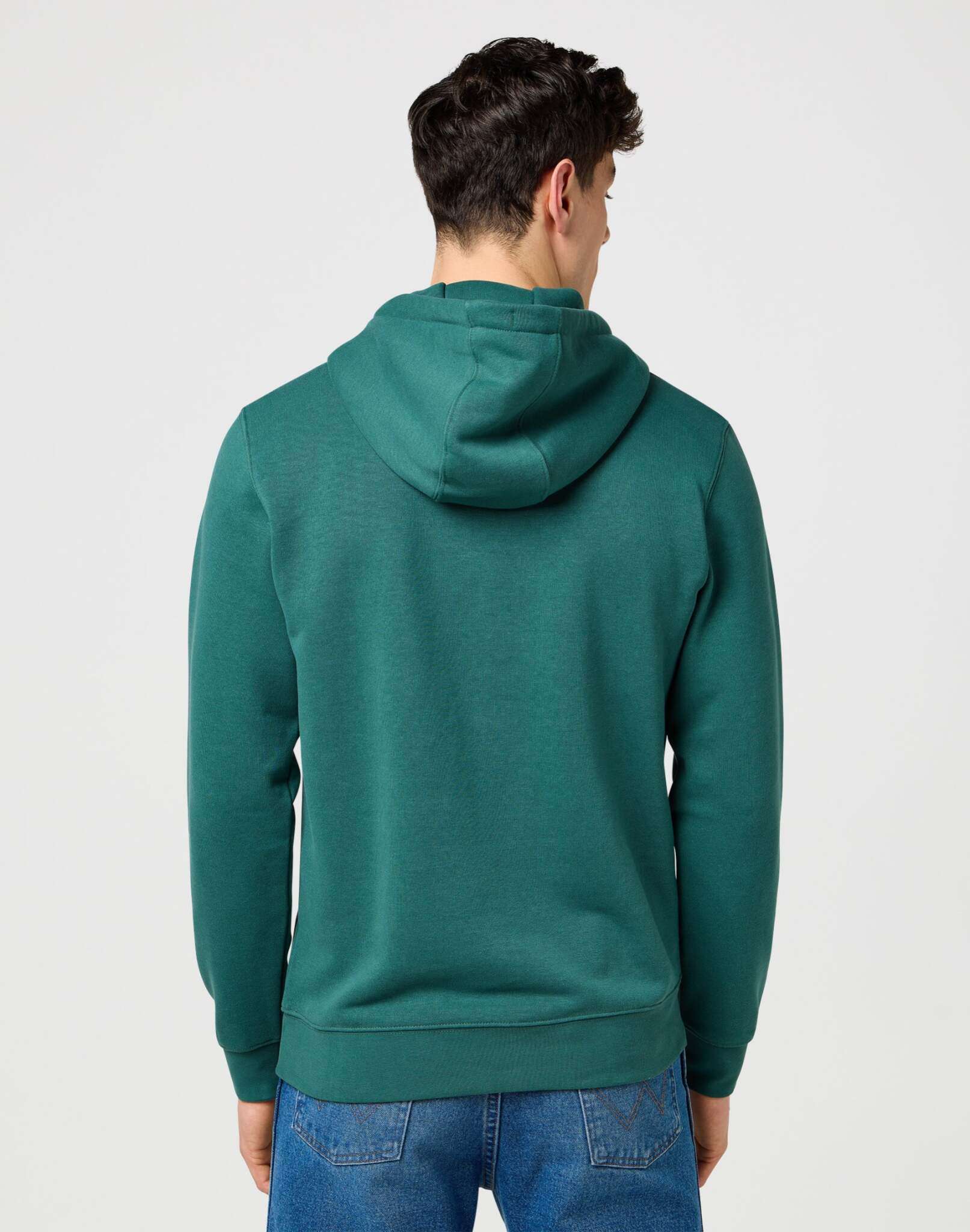 Sign Off Hoodie in Bistro Green Kapuzenpullover Wrangler