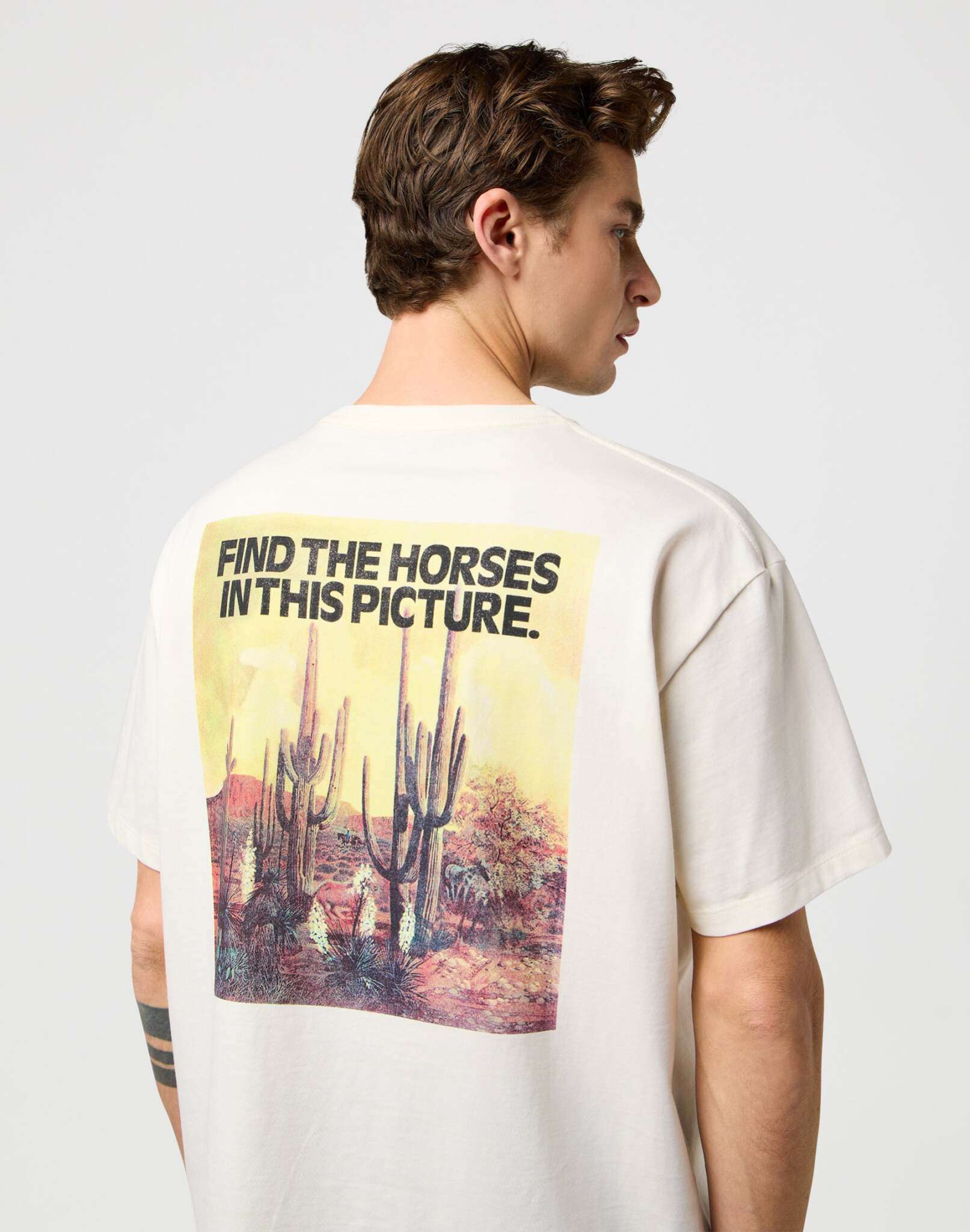 Vintage Tee in Birch T-Shirts Wrangler