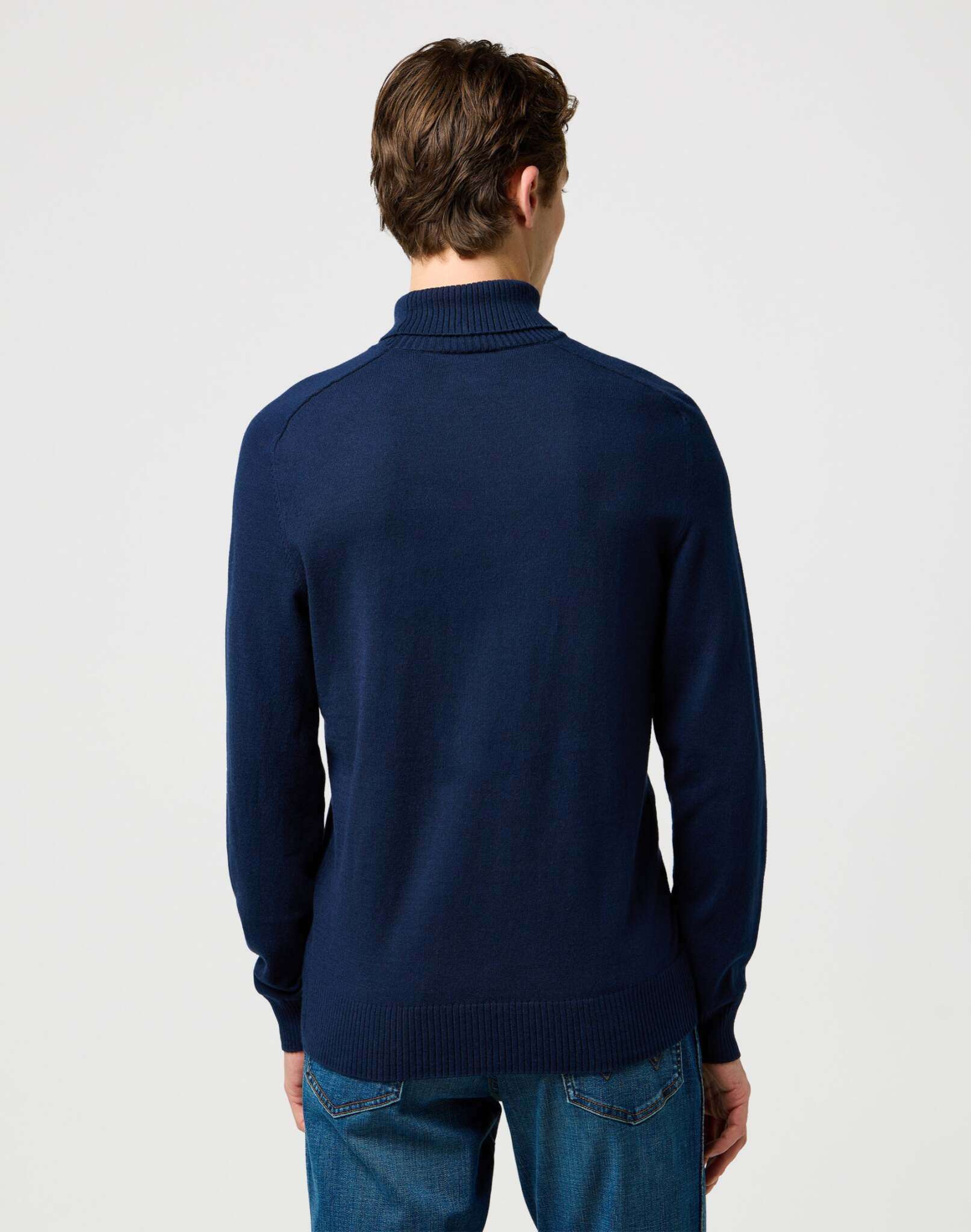 Turtleneck in Navy Pullover Wrangler