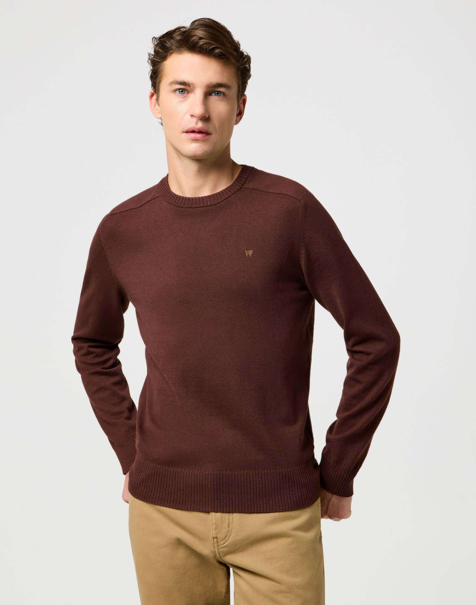 Knit Sweater in Mahogany Pullover Wrangler