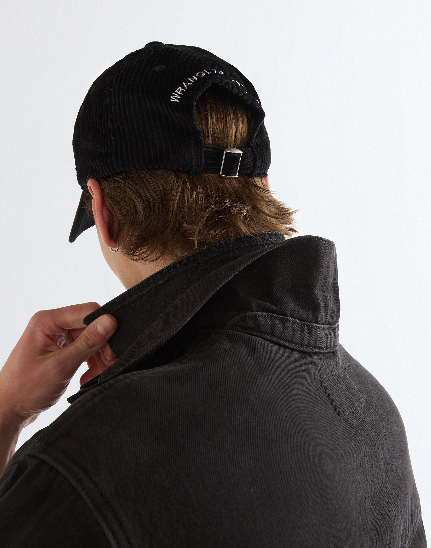 Cap Corduroy in Black Caps Wrangler