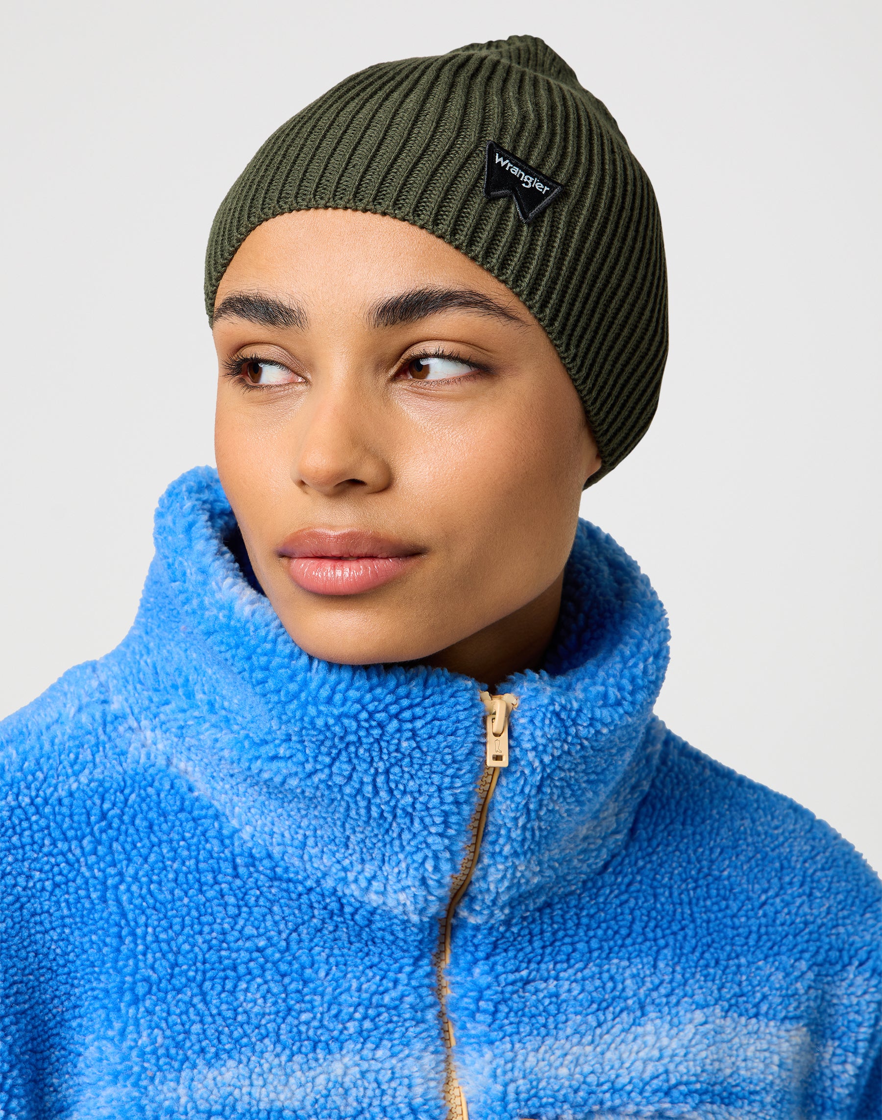 Easy Beanie in Ivy Green Mützen Wrangler