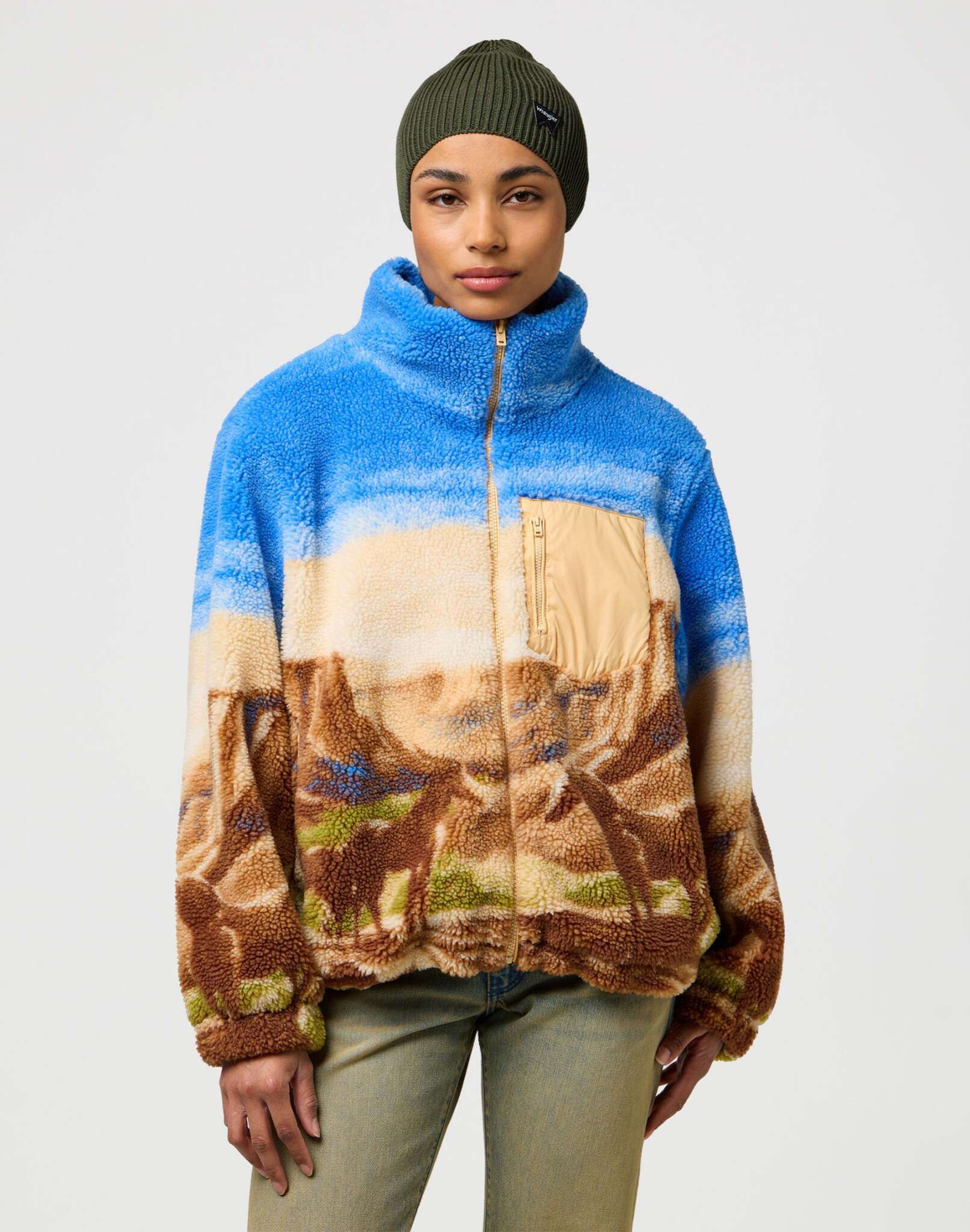 Easy Beanie in Ivy Green Mützen Wrangler