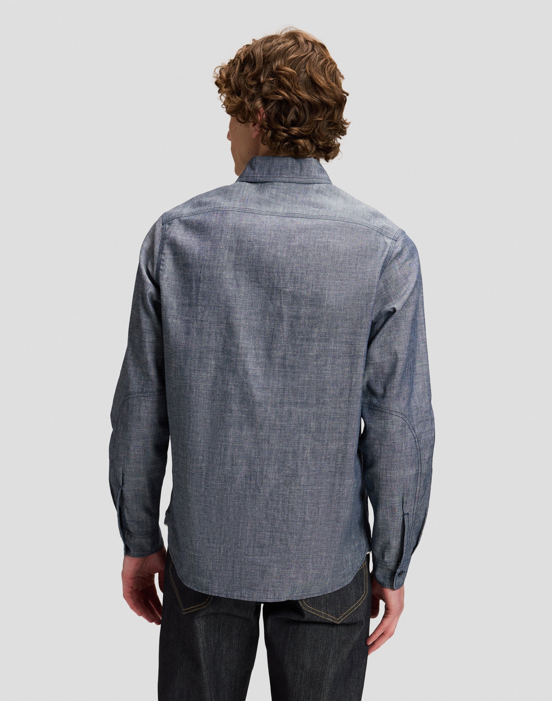 Jeanshemd 101 Heritage Workwear in Dry Blue Hemden Lee