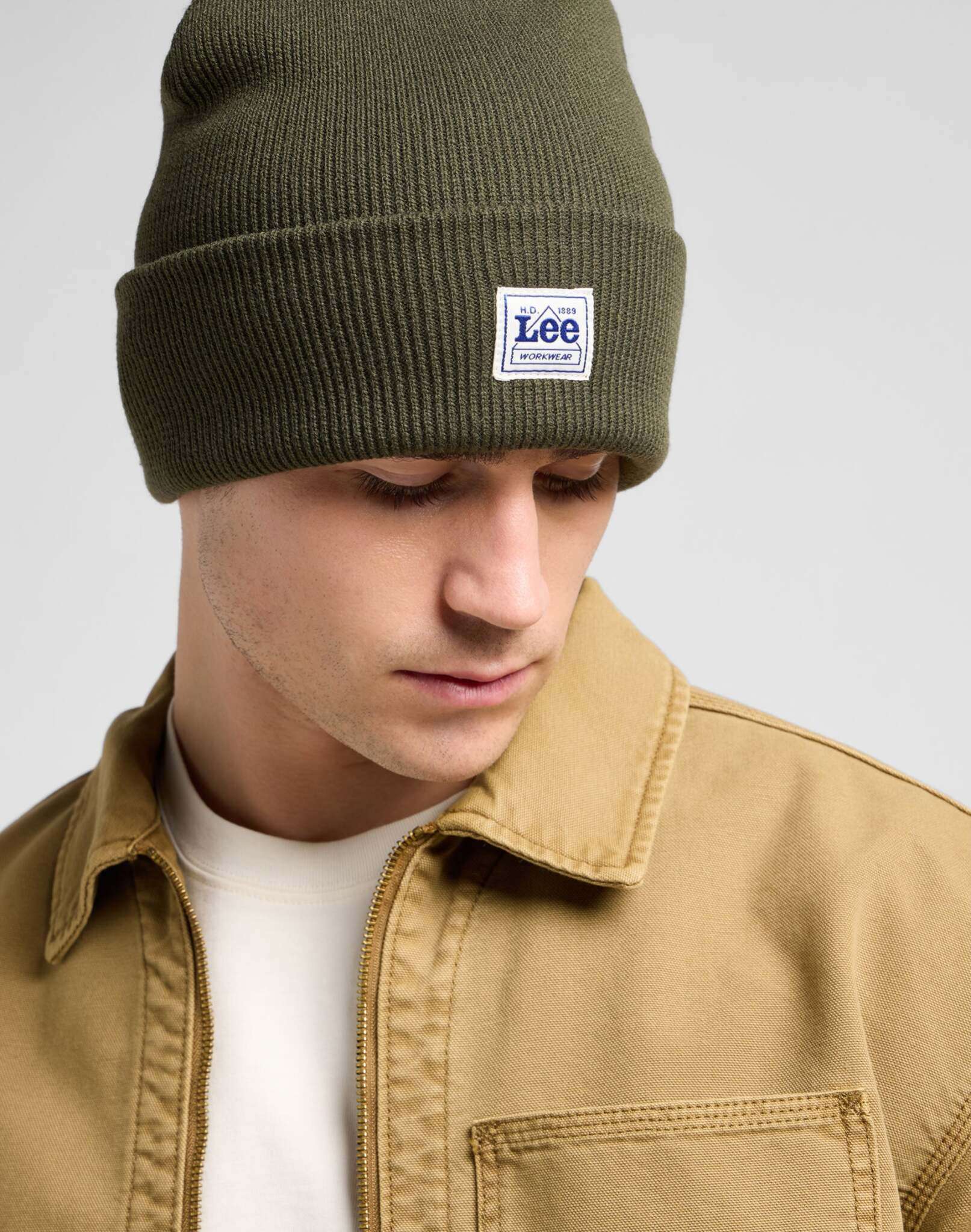 Workwear Beanie in Oak Moss Mützen Lee