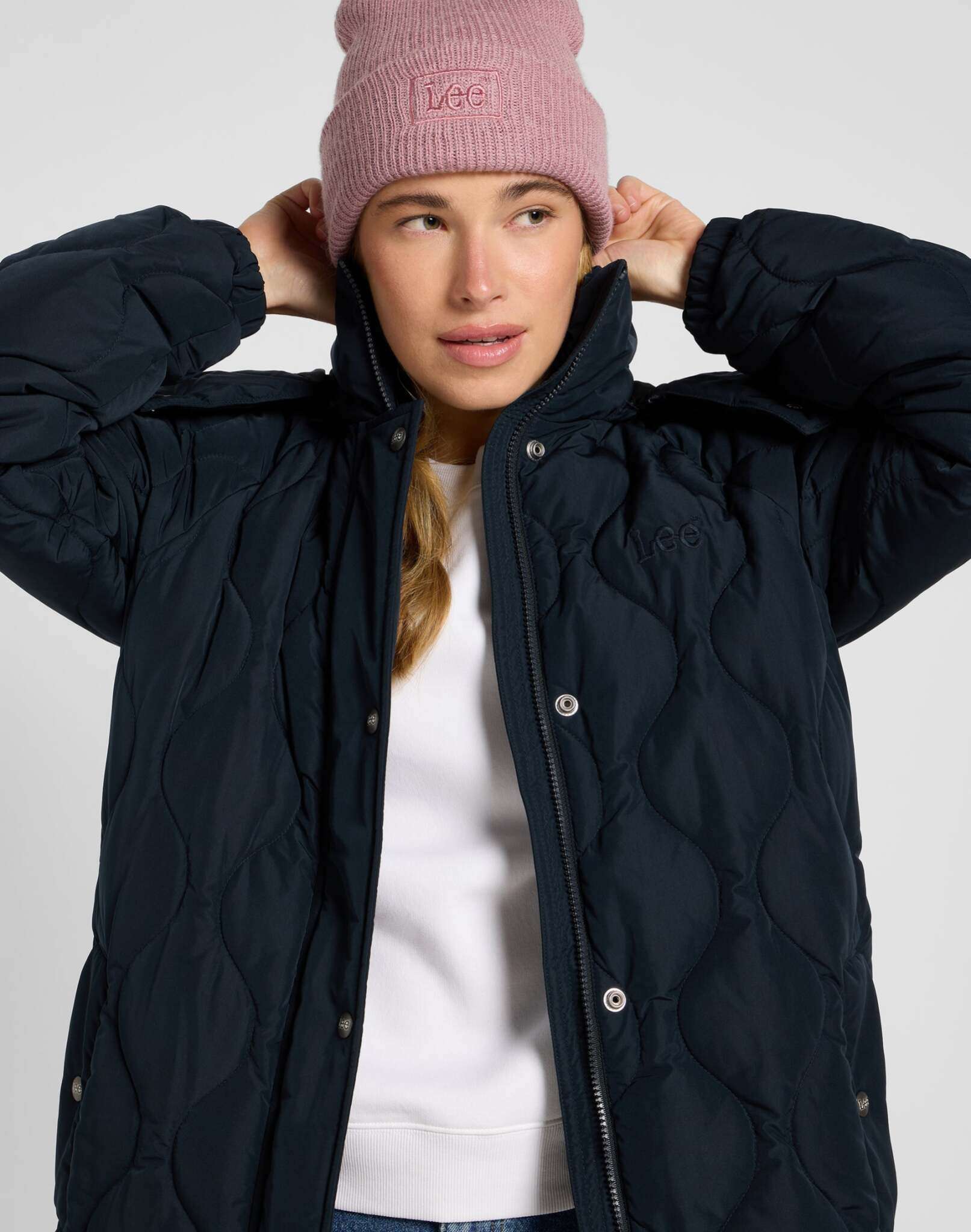 Core Beanie in Plumberry Mützen Lee