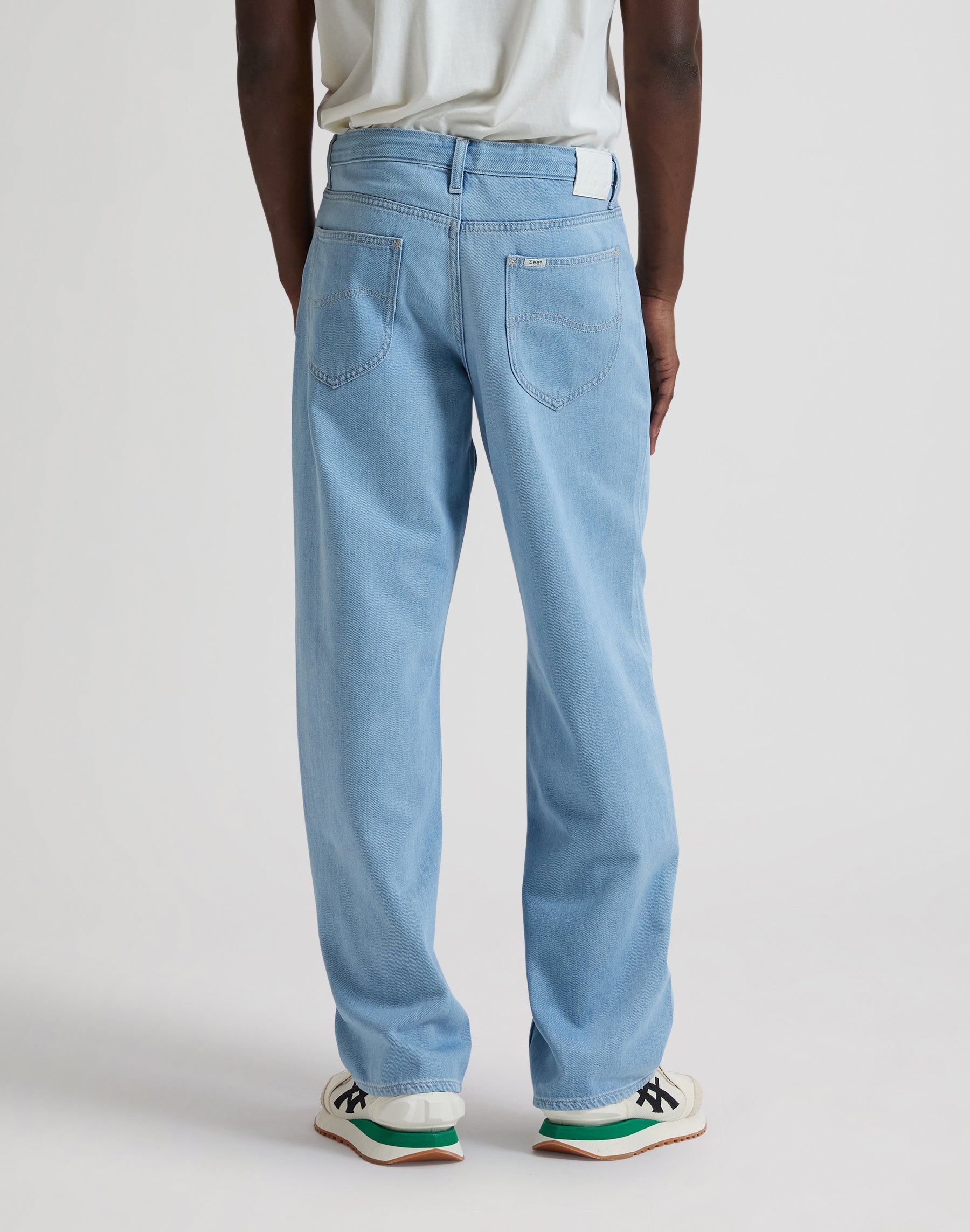 Henry Baggy Drawstring in Light Stone Jeans Lee