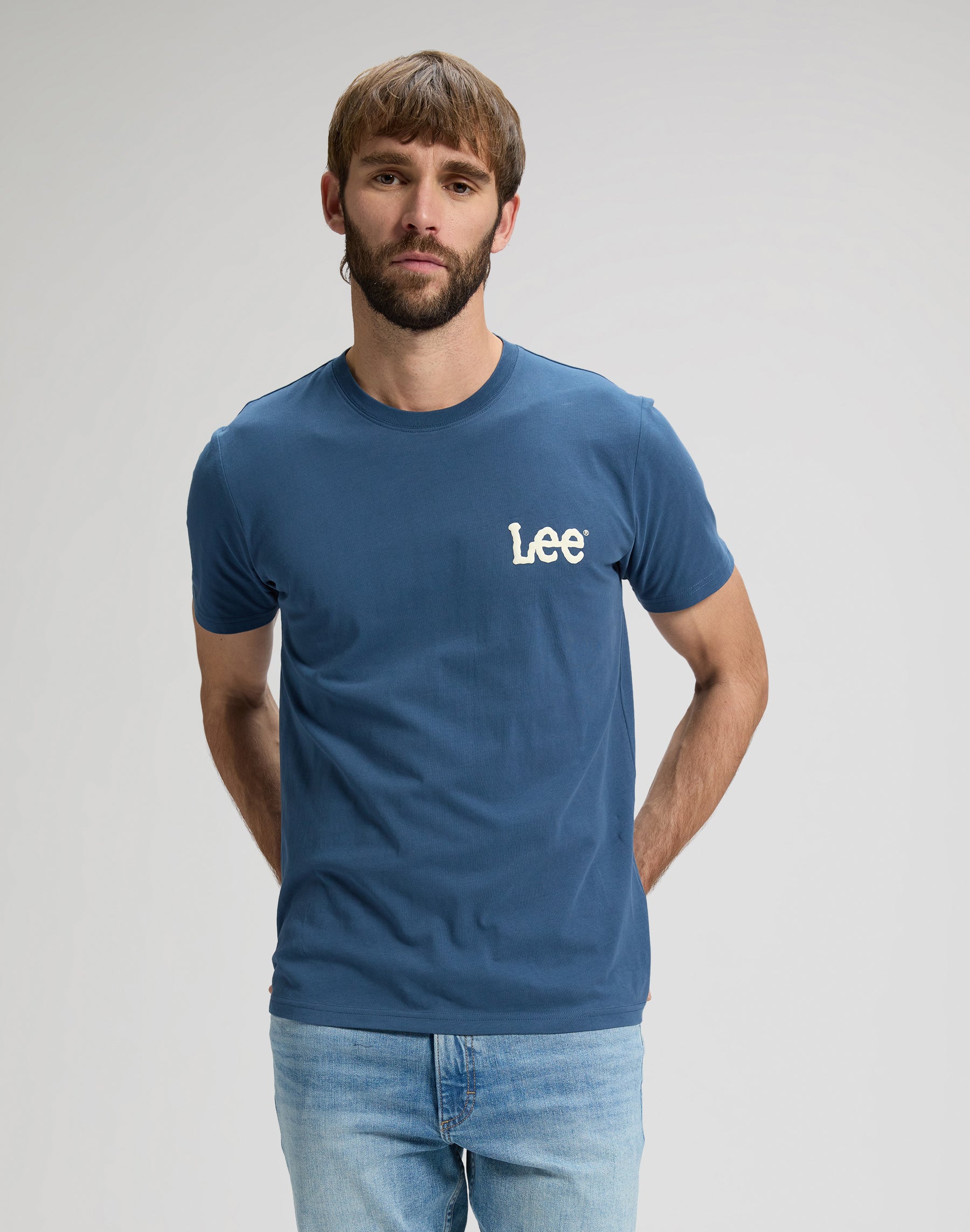 Lee Wobbly Lee taille M bleu académie T-shirts Lee