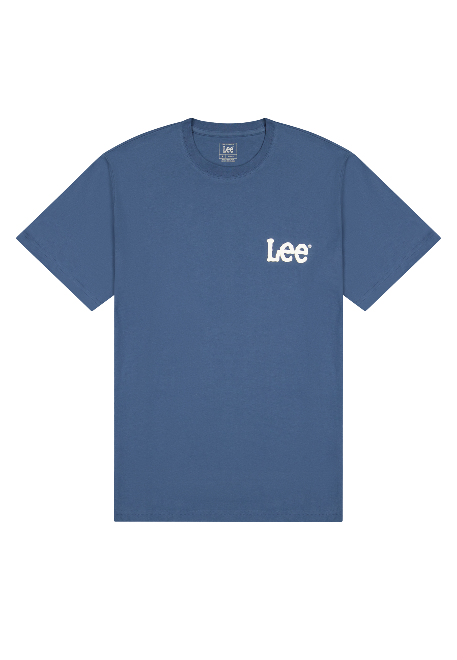 Medium Wobbly Lee Tee in Academy Blue T-Shirts Lee