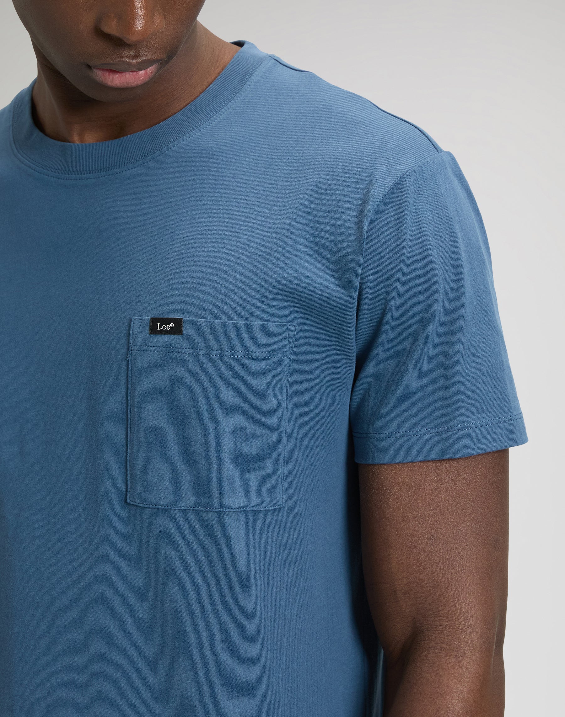 Ultimate Pocket Tee in Academy Blue
