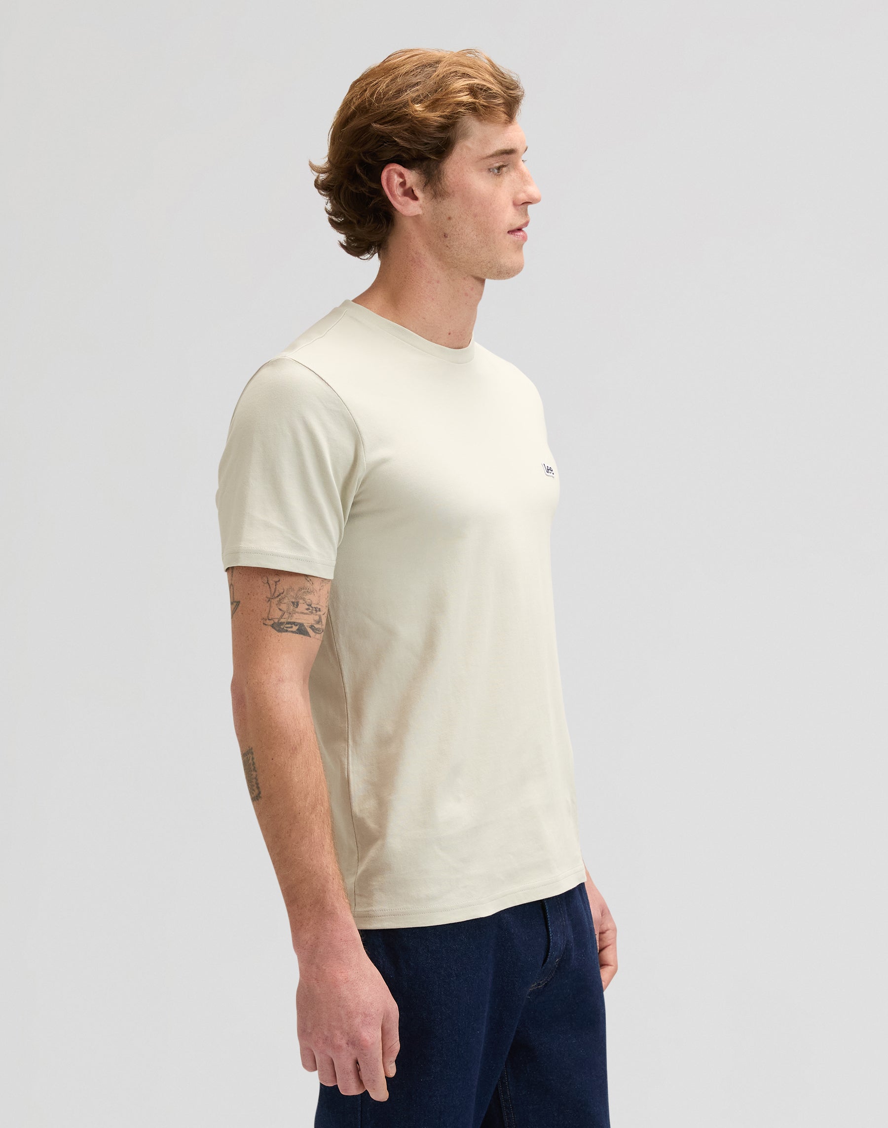 Ss Patch Logo Tee in Cove T-Shirts Lee