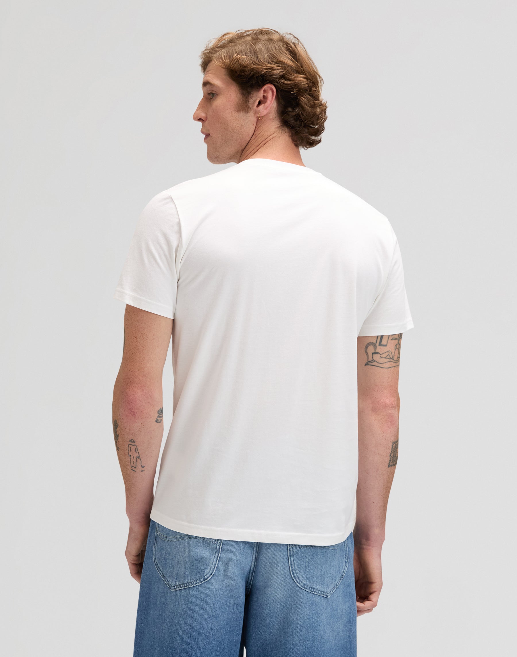 Lee Stitch Tee in Bright White T-Shirts Lee