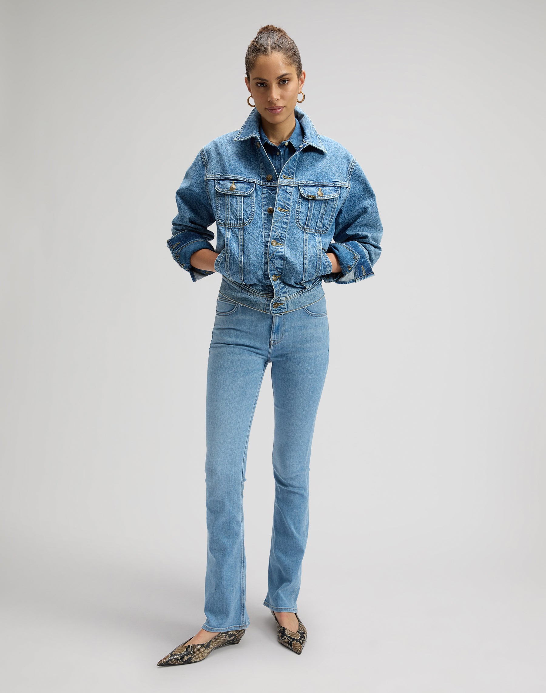 Breese Boot in Afternoon Song Jeans Lee