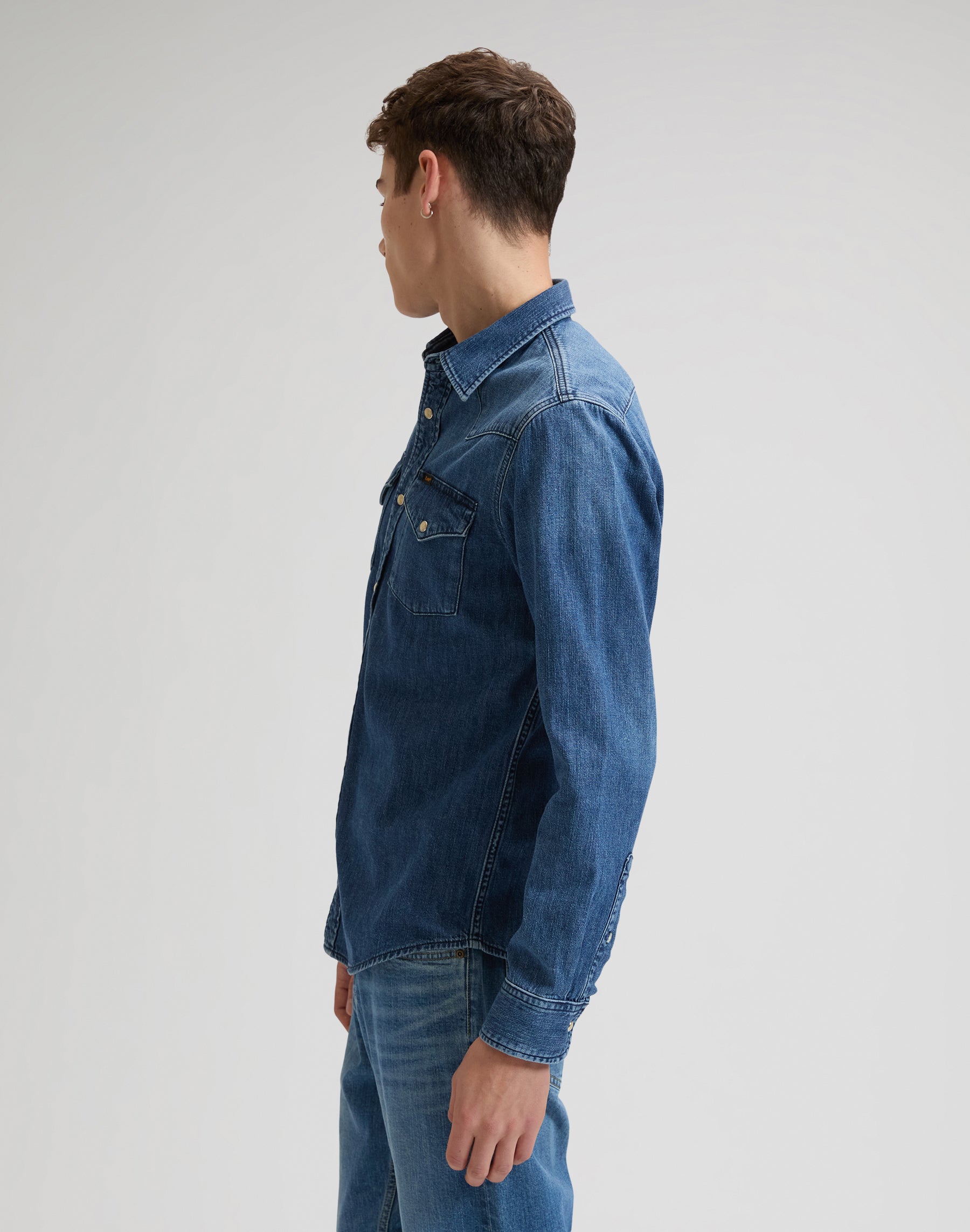 Regular Western Shirt in Brookside Hemden Lee
