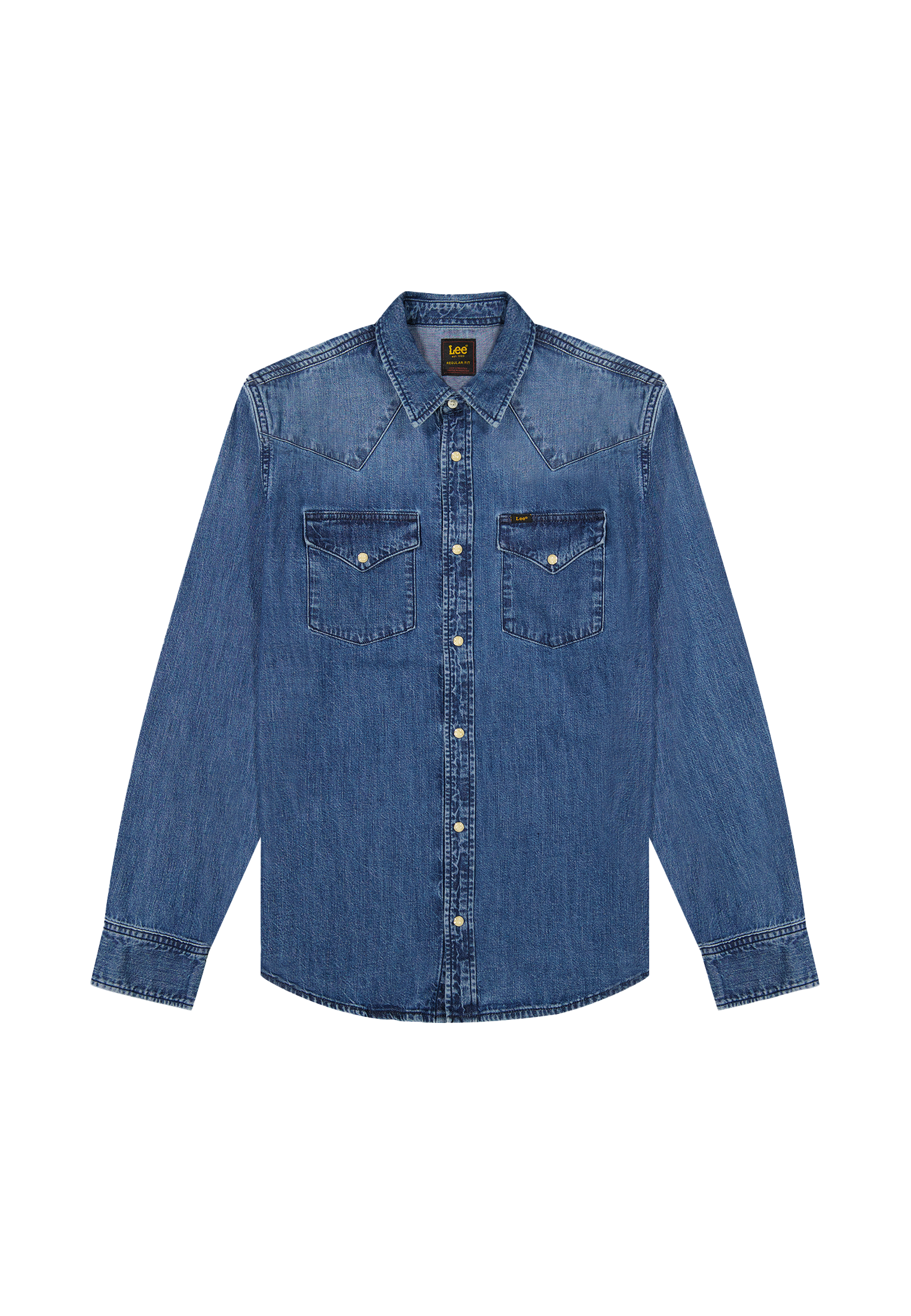 Regular Western Shirt in Brookside Hemden Lee