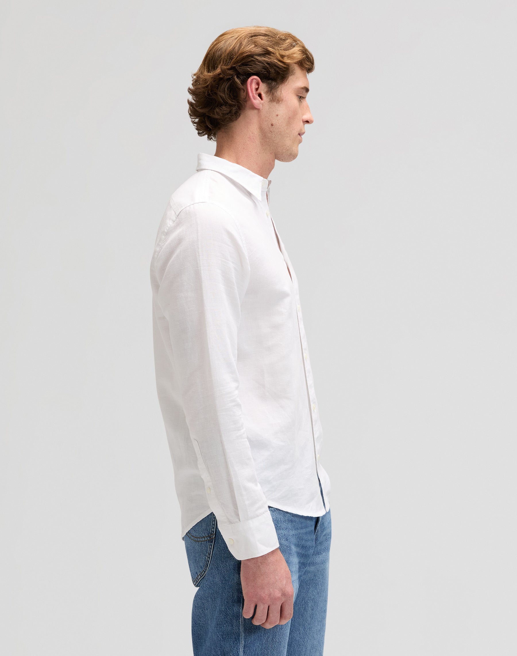 Lee Shirt in Bright White Hemden Lee