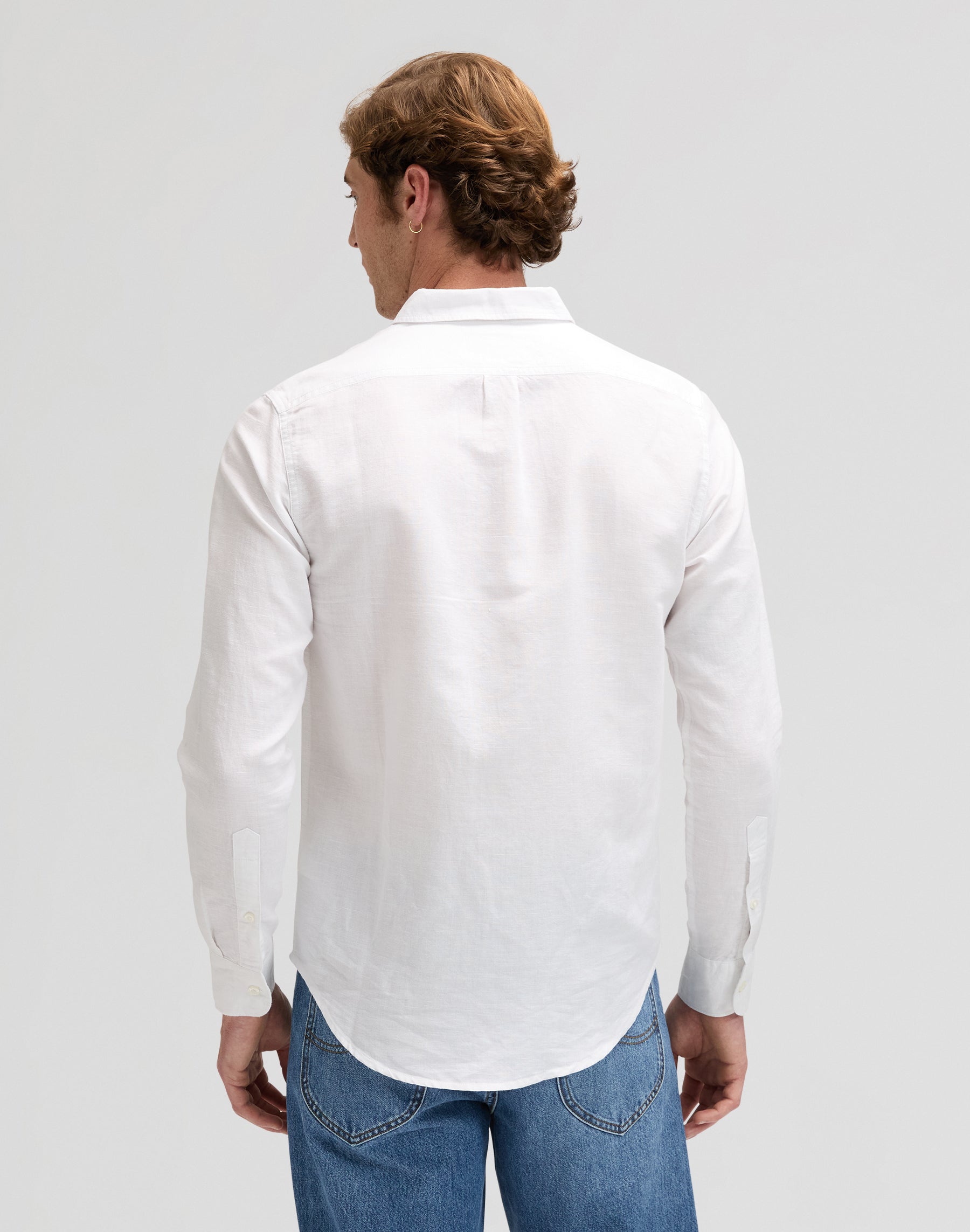 Lee Shirt in Bright White Hemden Lee