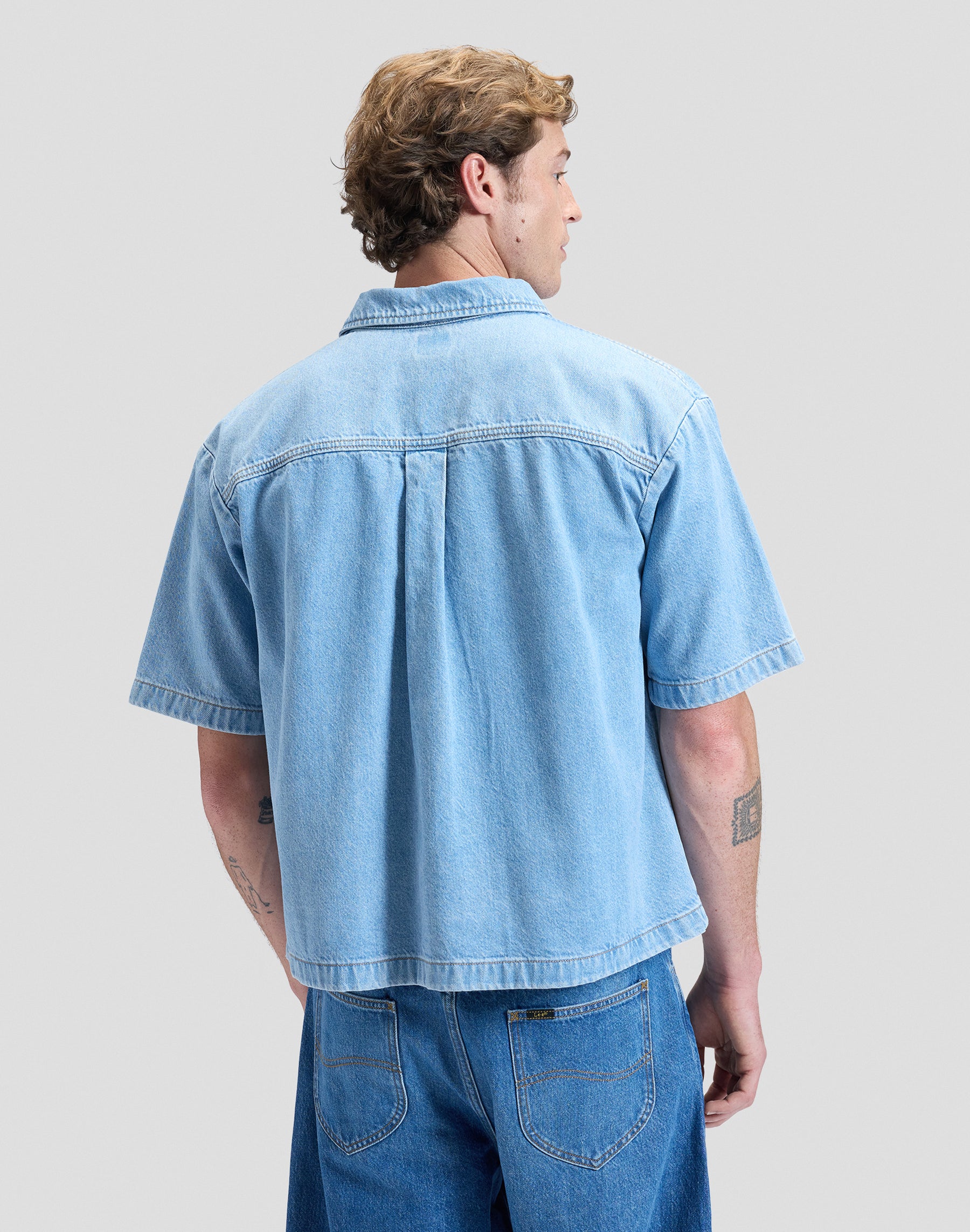 Ss Workwear Shirt in Just Me Hemden Lee