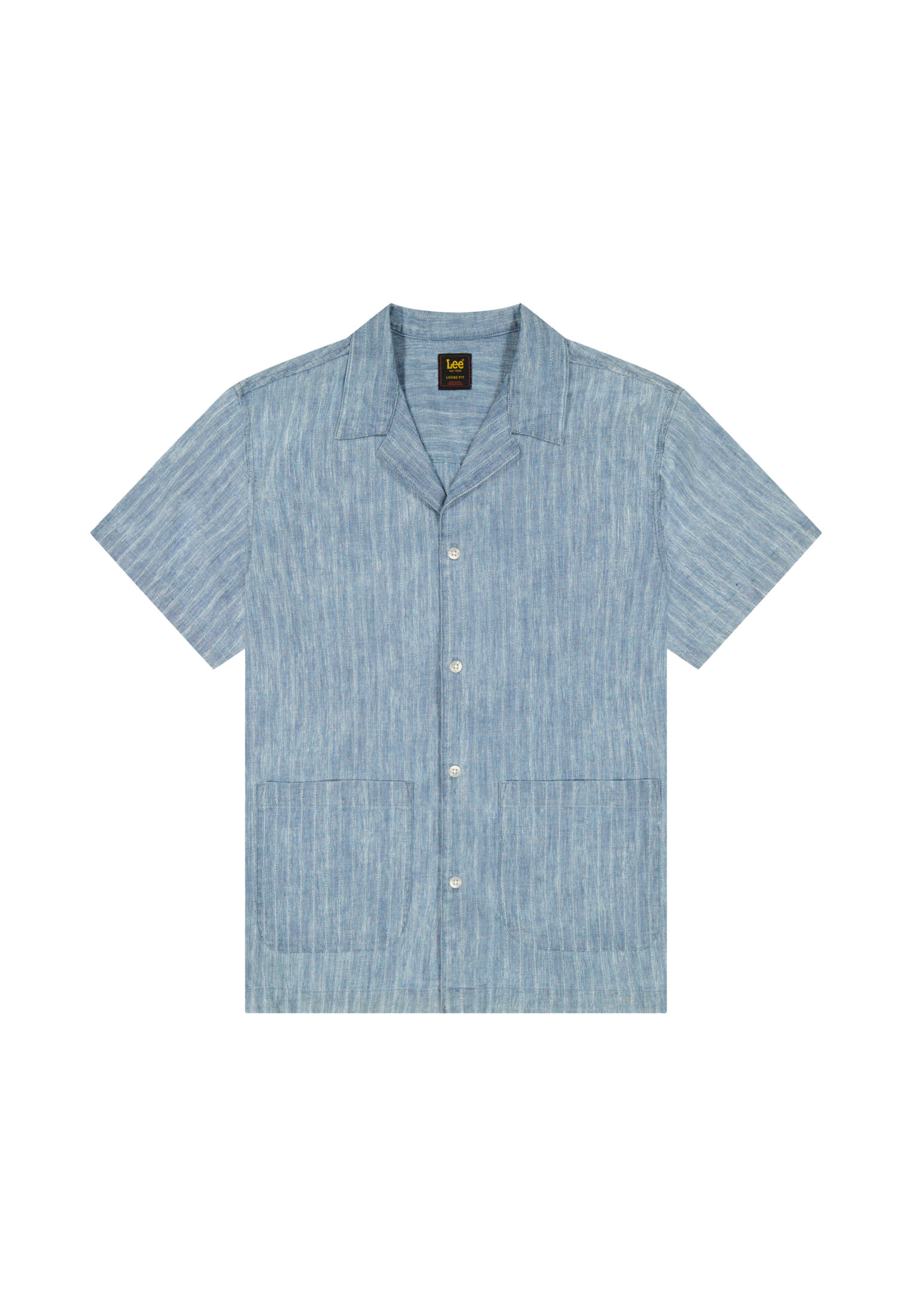 Novelty Resort Shirt in Mid Wash Hemden Lee