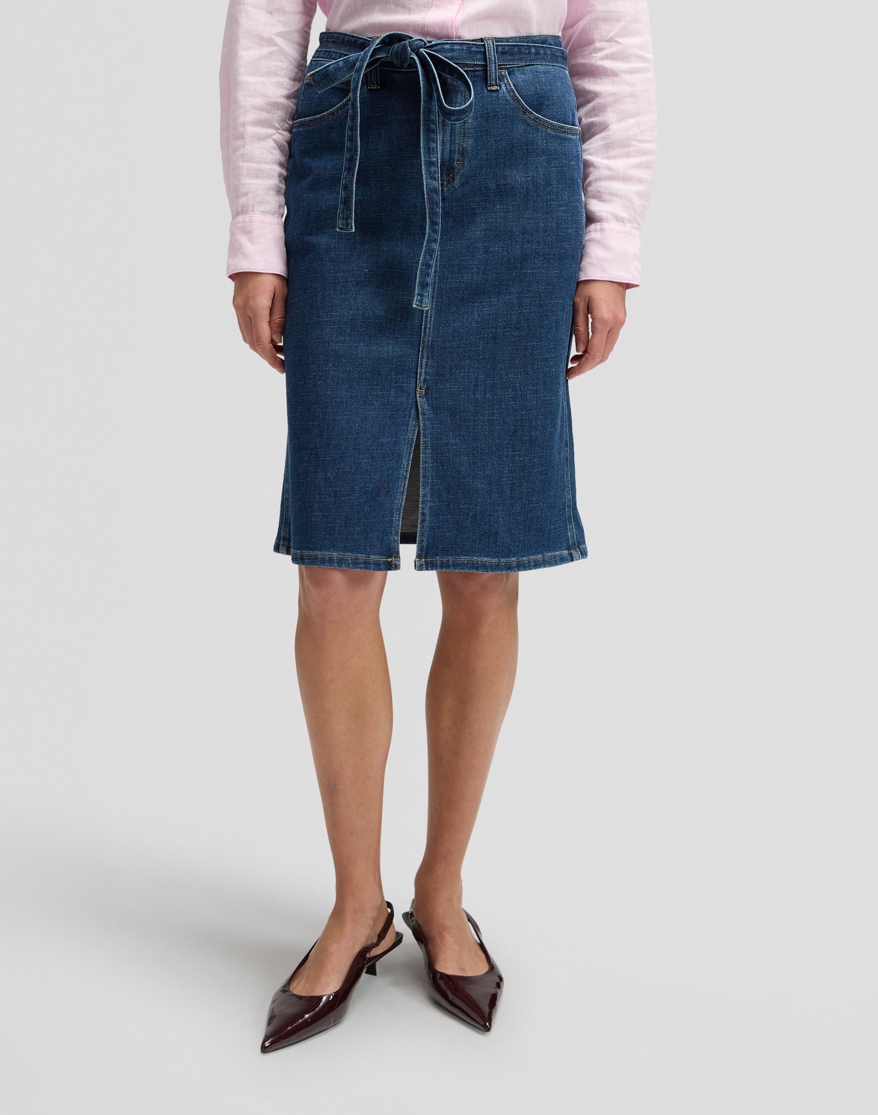 Midi Skirt With Bow in Seaside Trip Röcke Lee