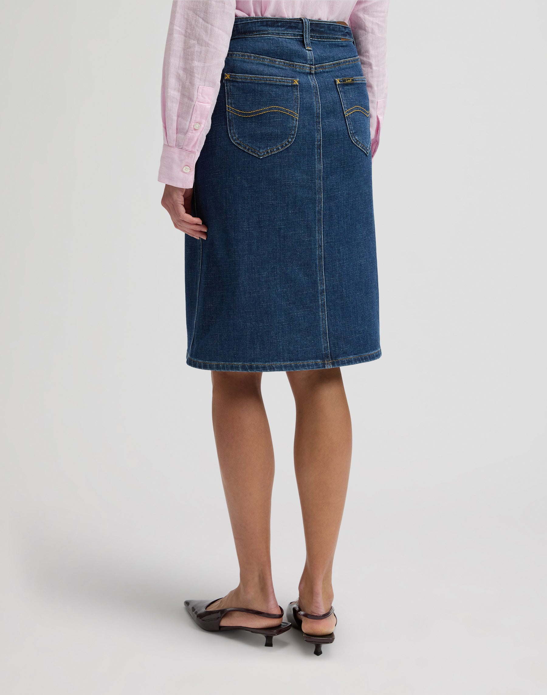 Midi Skirt With Bow in Seaside Trip Röcke Lee