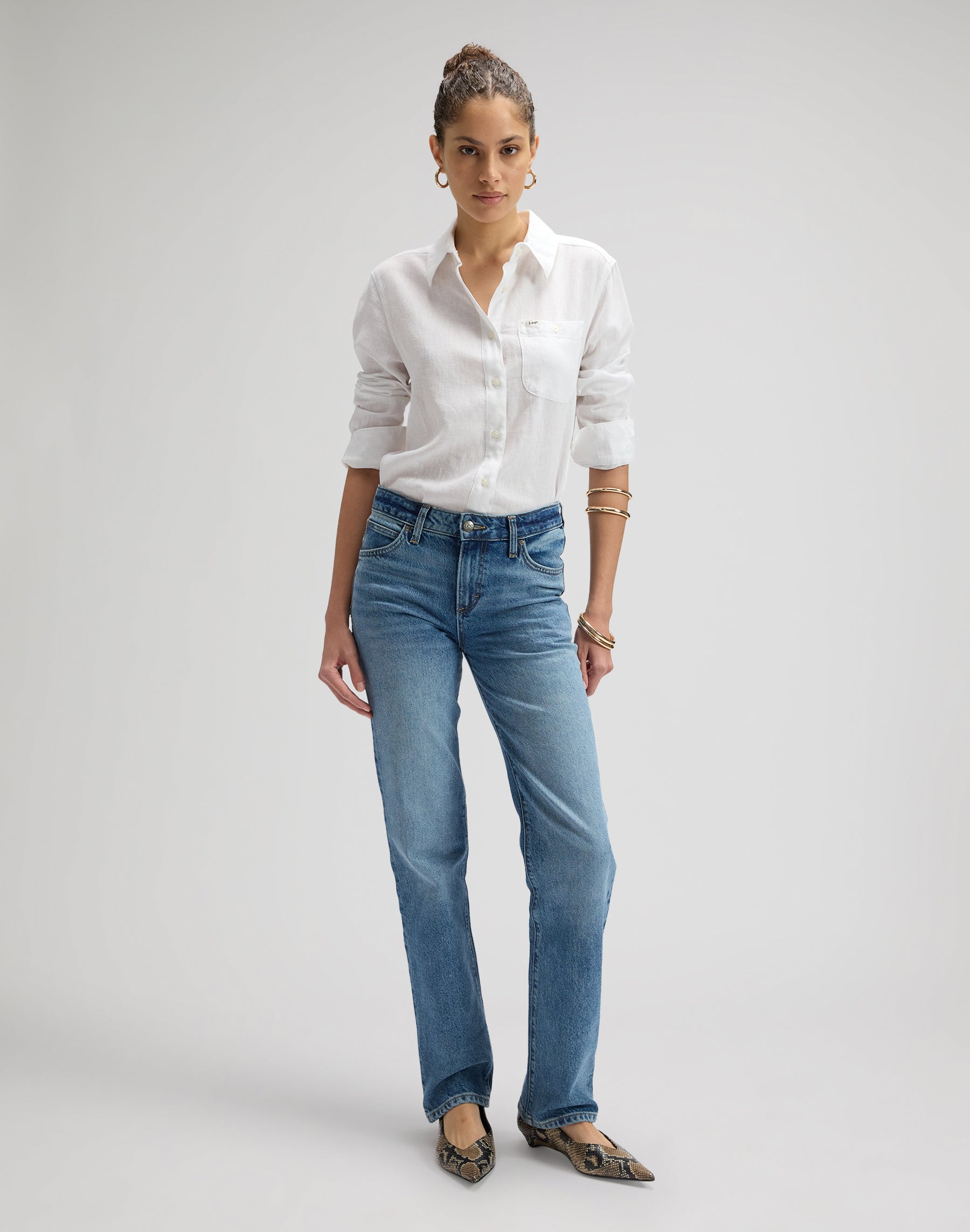 All Purpose Shirt in Bright White Hemden Lee