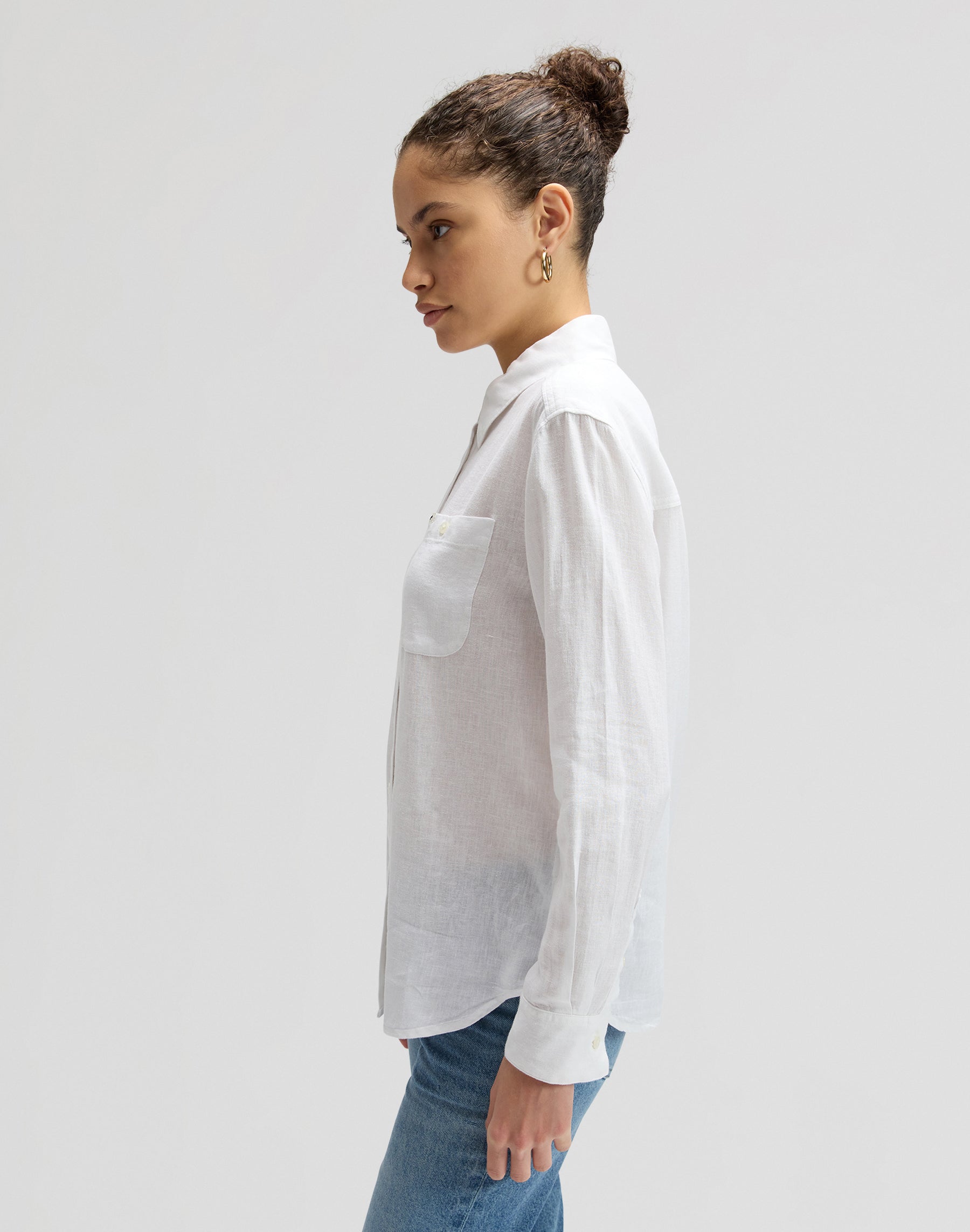 All Purpose Shirt in Bright White Hemden Lee