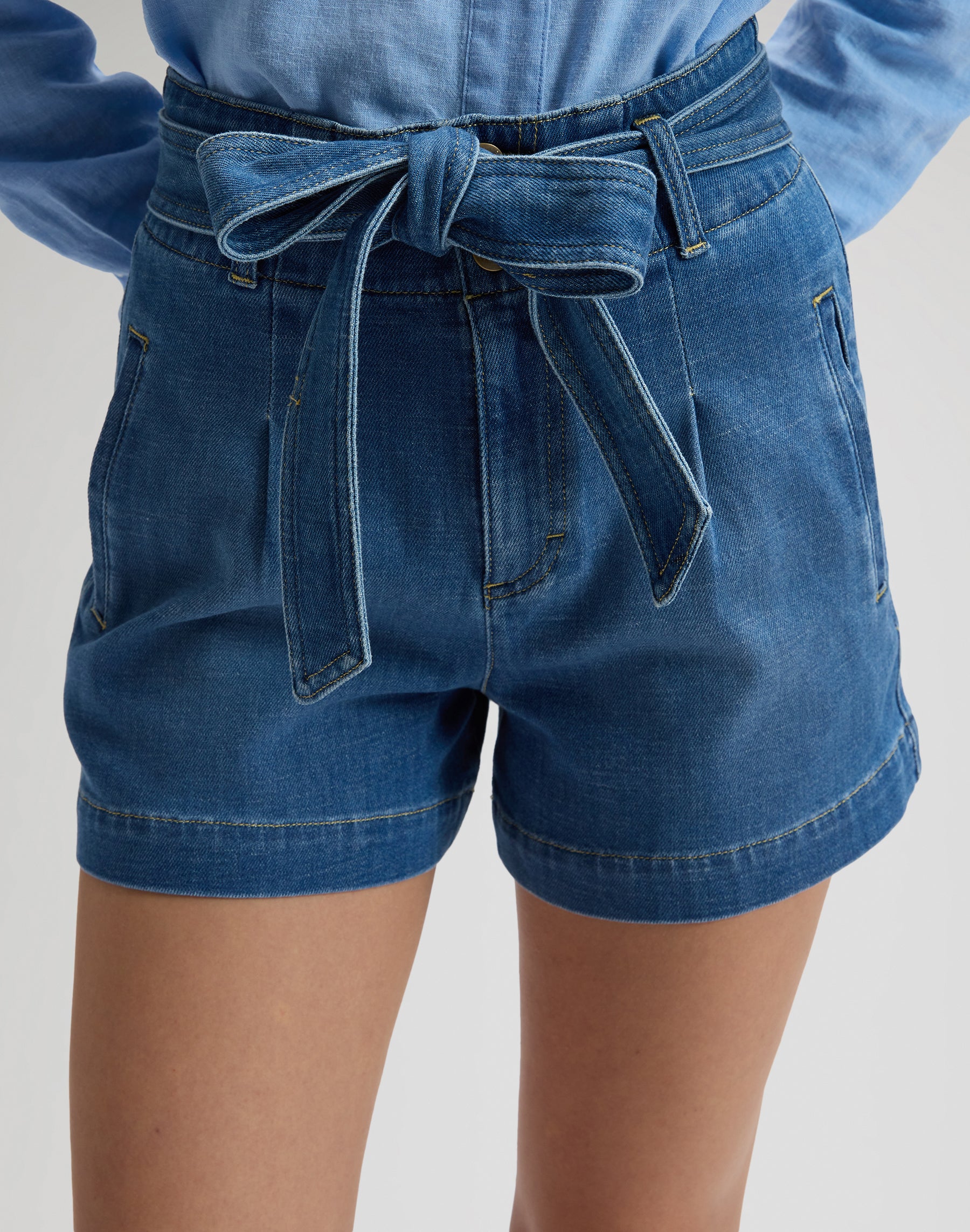 Short With Bow in Full Bloom Jeansshorts Lee